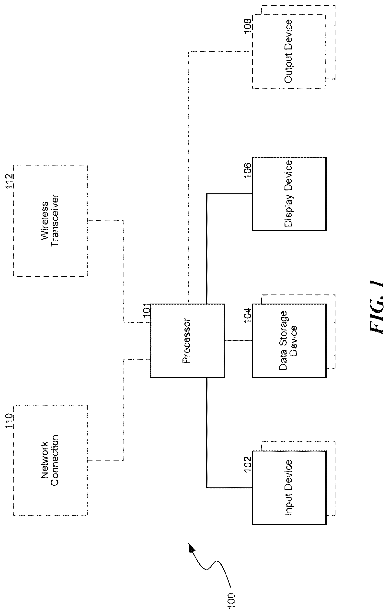 Patent US12620030 — Methods and systems for automatically executing orders using gesture-based triggers — Figure 1