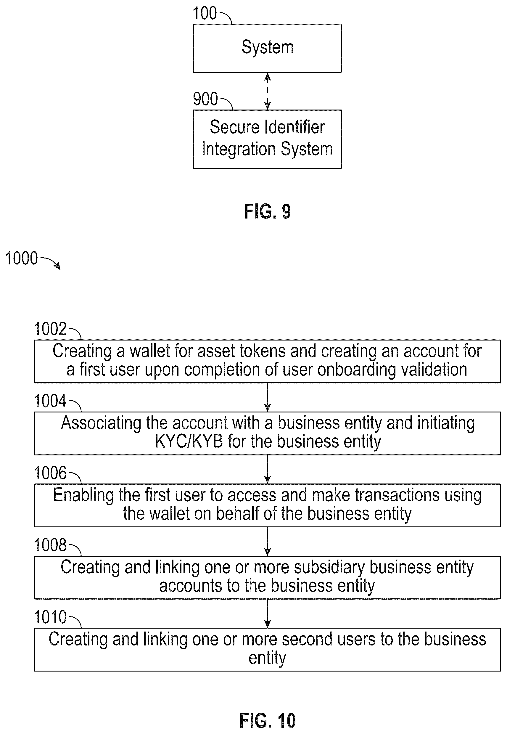 Patent US12620031 Figure 9 – Secure identifier integration