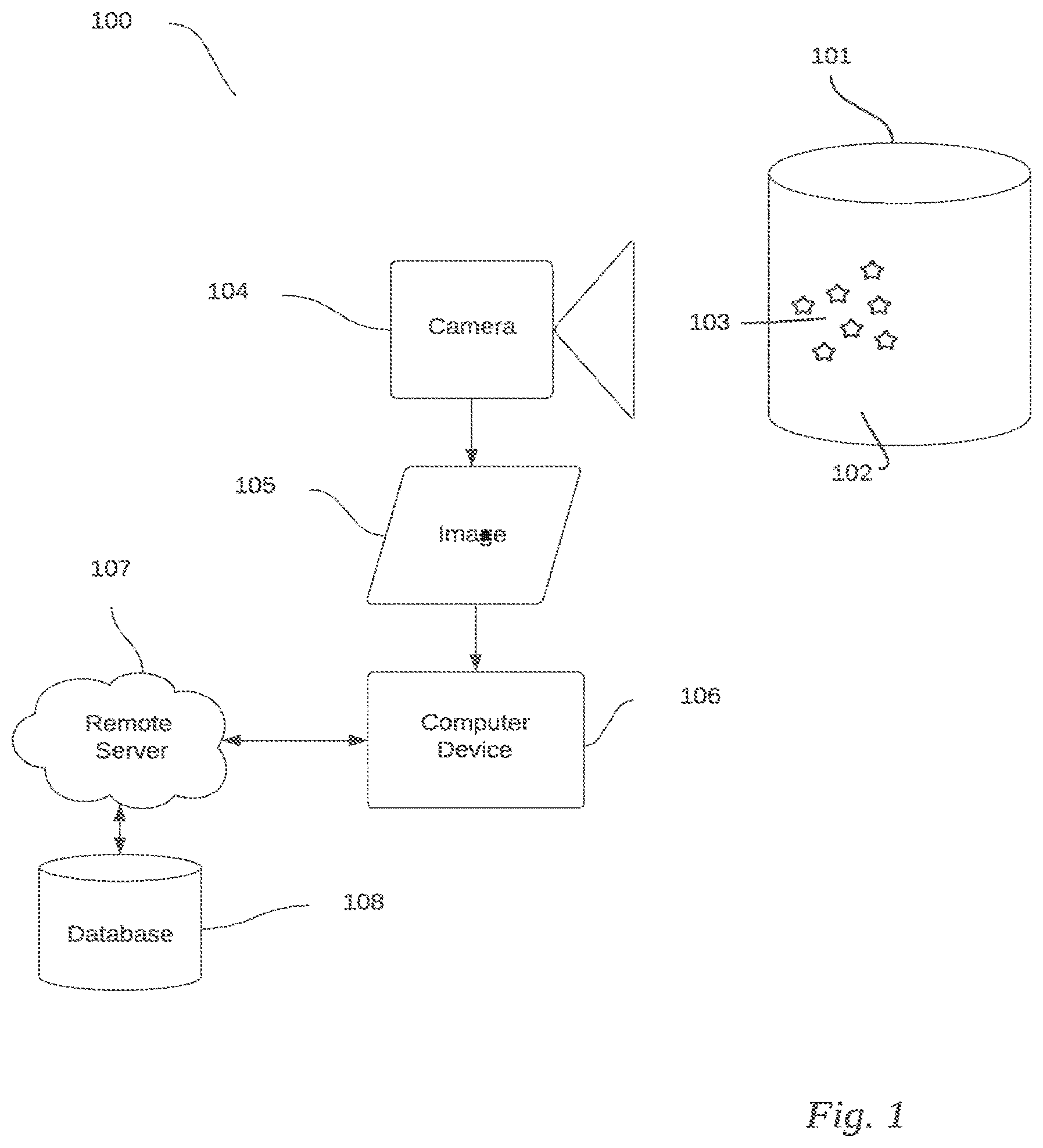 Patent US12620049 Figure 1 – Use of imperfect patterns to encode data on surfaces
