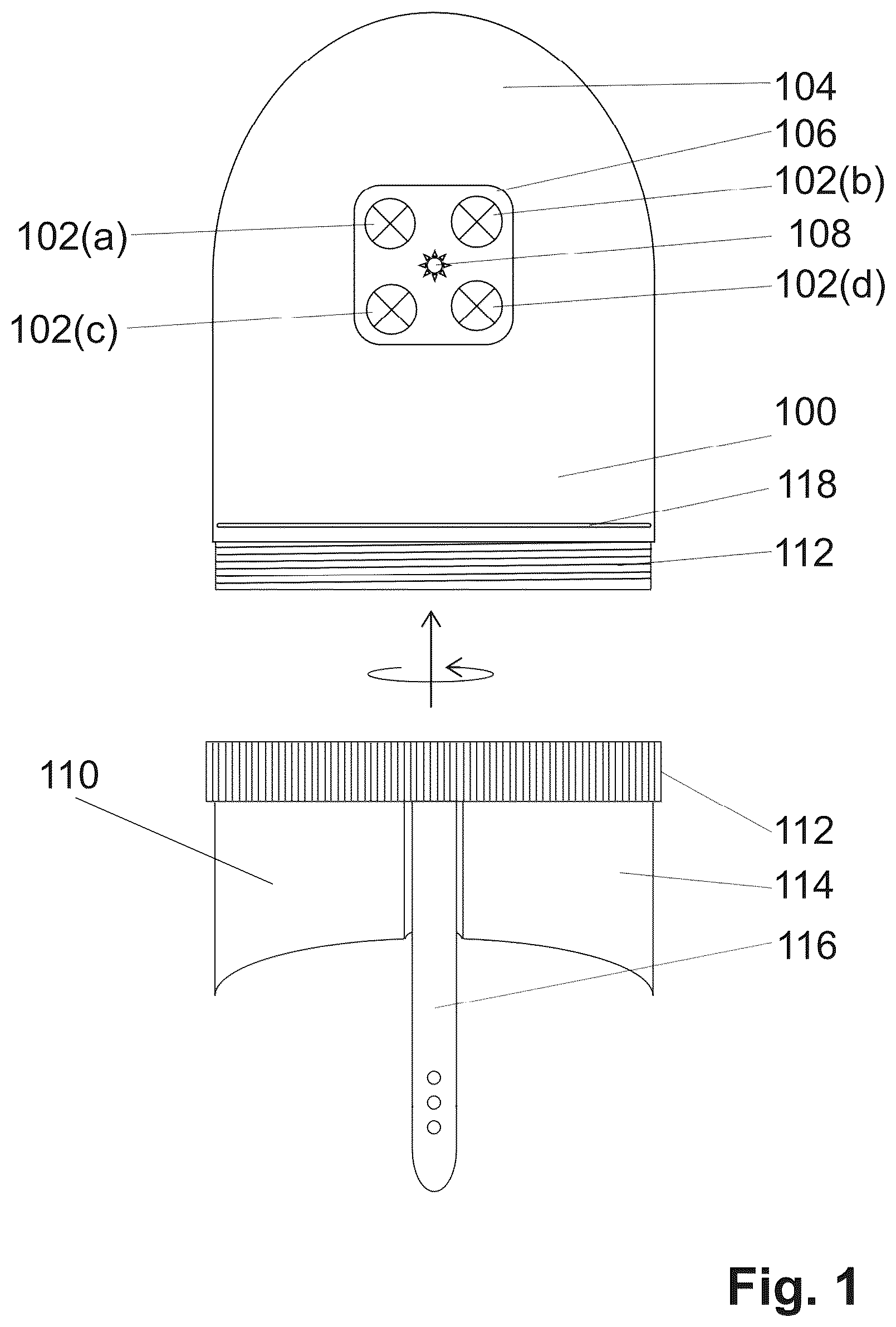 Patent US12620074 — Systems, apparatus and methods for remote visual inspection — Figure 1