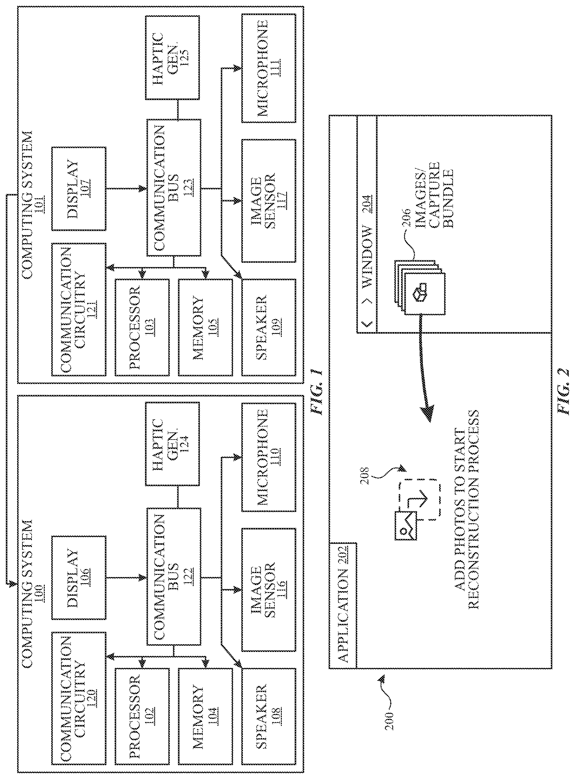 Patent US12620187 Figure 1 – Systems, methods, and user interfaces for generating a three-dimensional virtual representation of an object