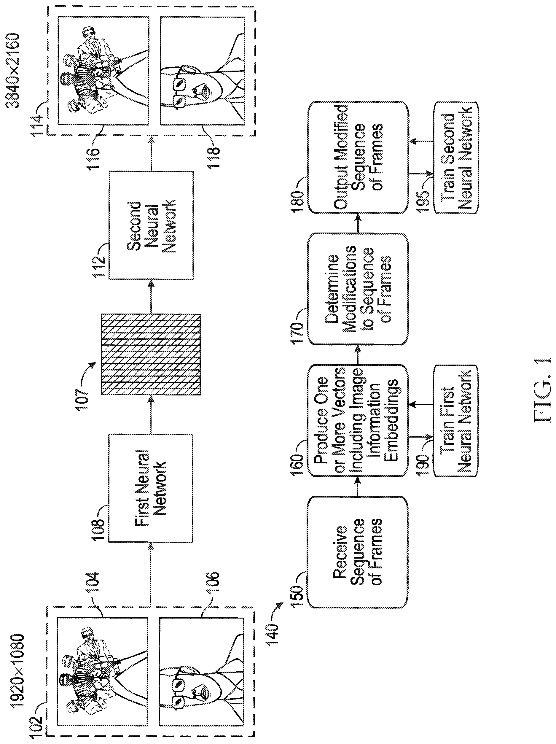 Patent US12620215 — Systems and methods for deep learning-based image and video modifications — Figure 1