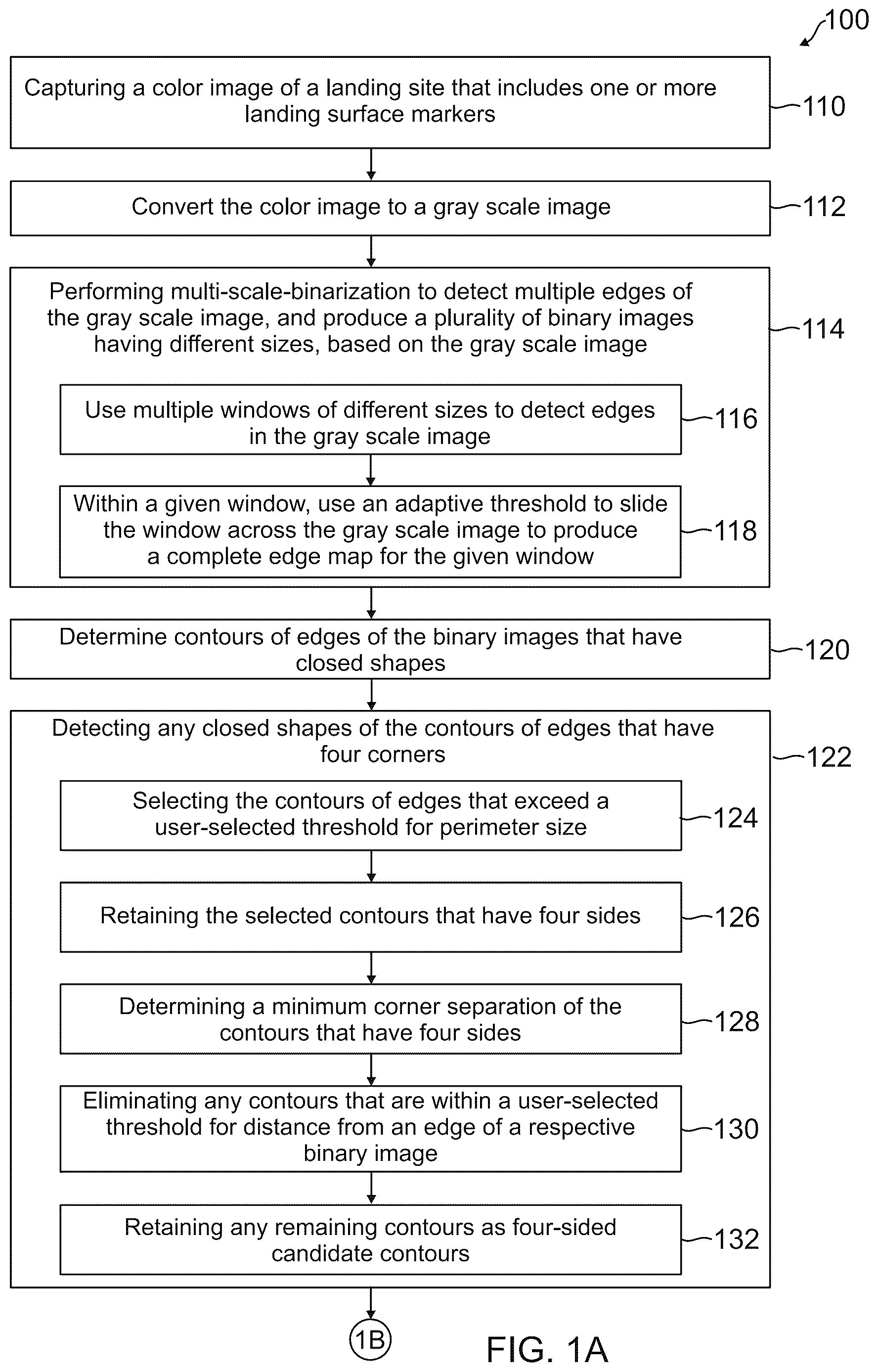 Patent US12620222 — Systems and methods for extracting surface markers for aircraft navigation — Figure 1