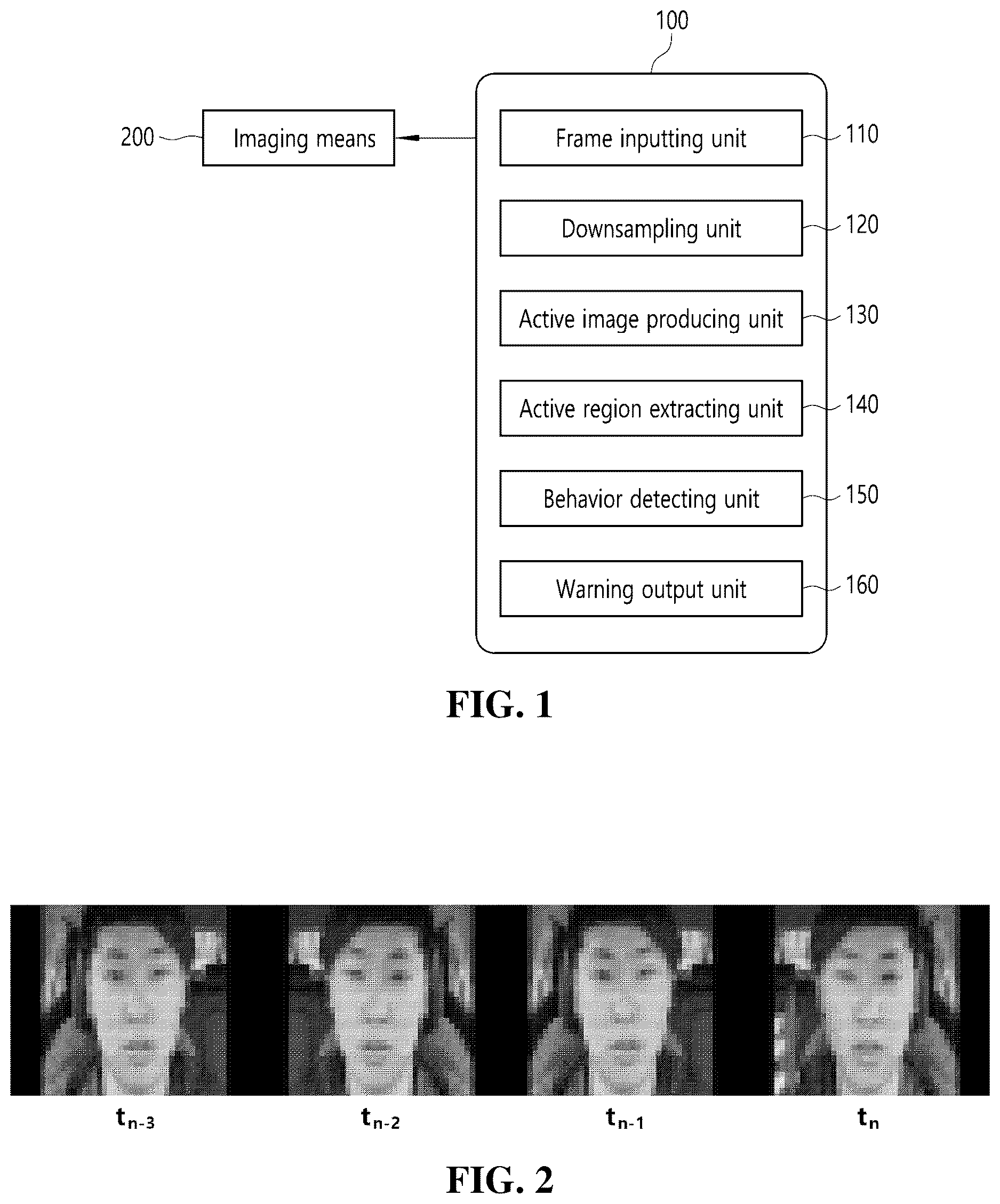 Patent US12620241 Figure 1 – Device for detecting driver behavior using deep learning-based object classification