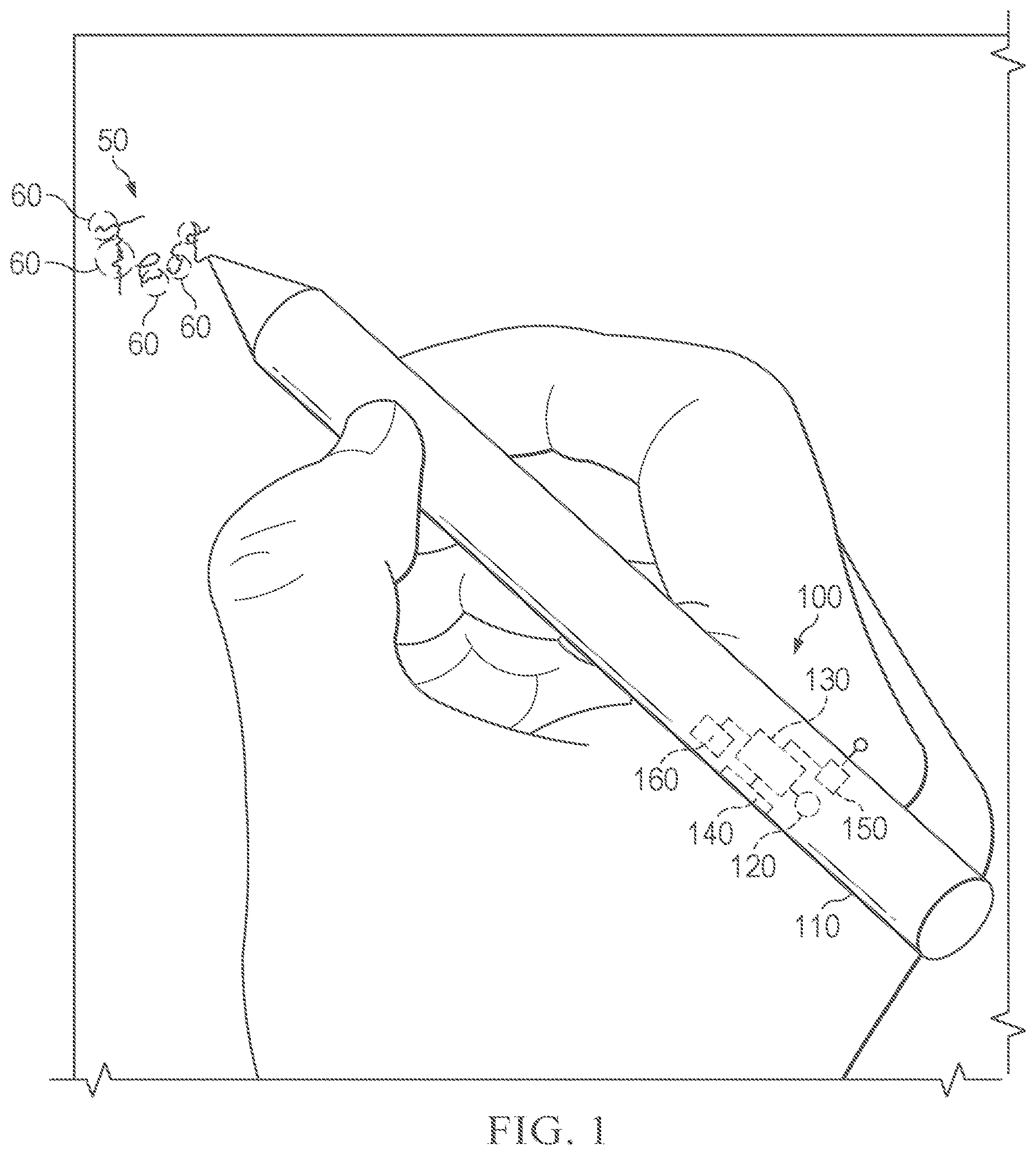 Patent US12620247 Figure 1 – Coding data into a handwritten sample