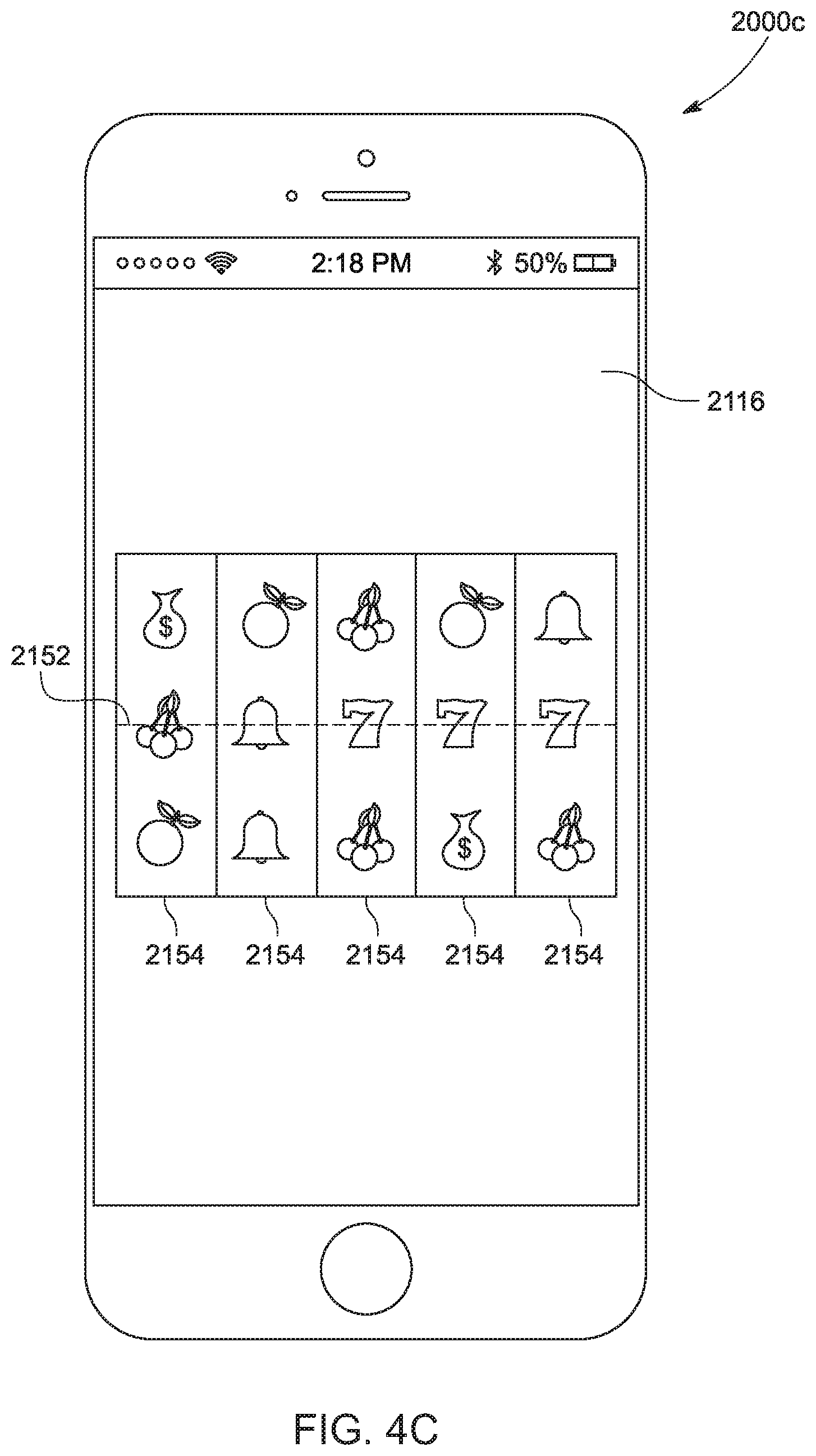 Patent US12620291 Figure 20 – Changeable set selector for multiple sets and underlying symbol displays