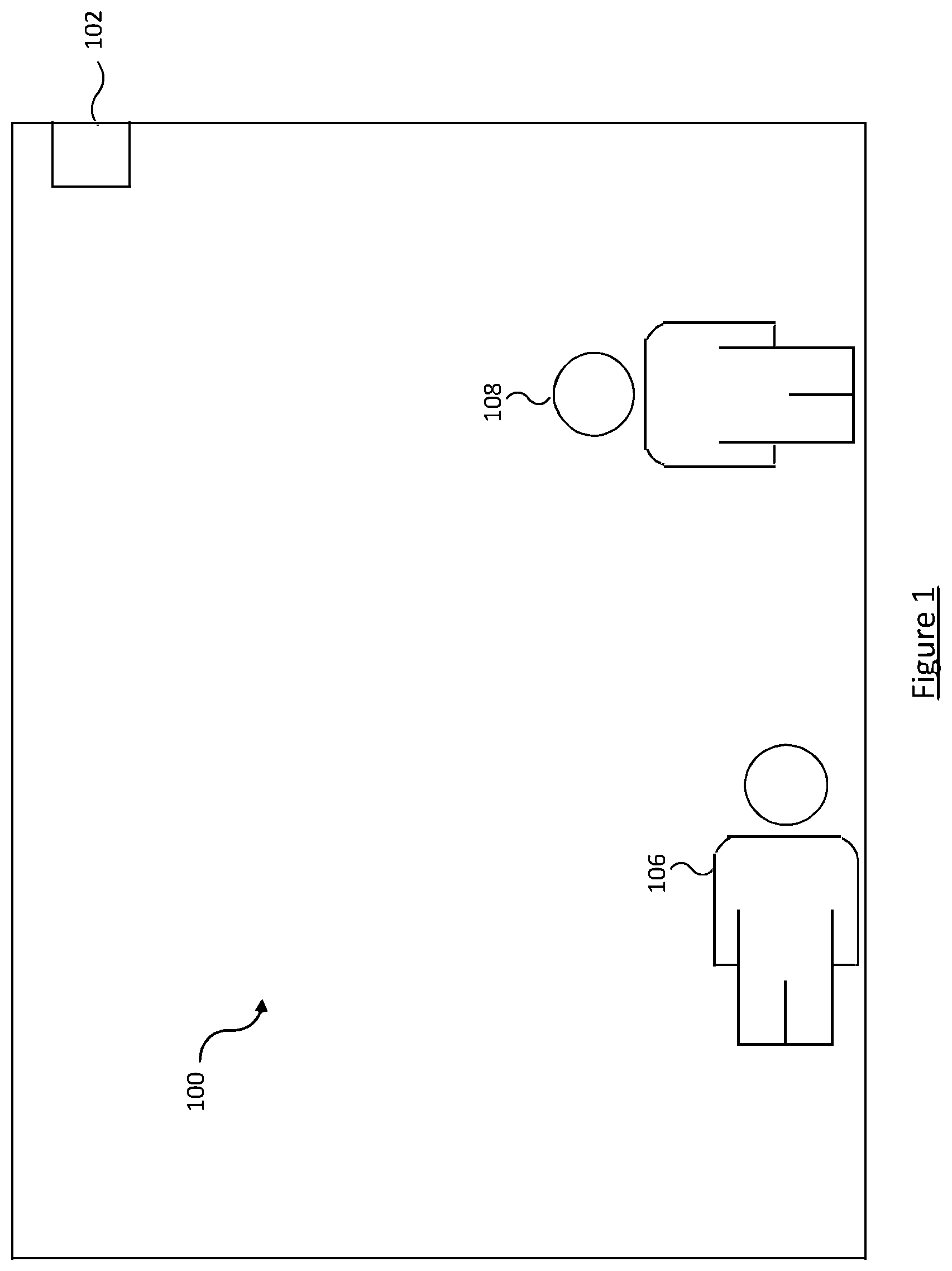 Patent US12620296 — Occupancy dependent fall detection — Figure 1