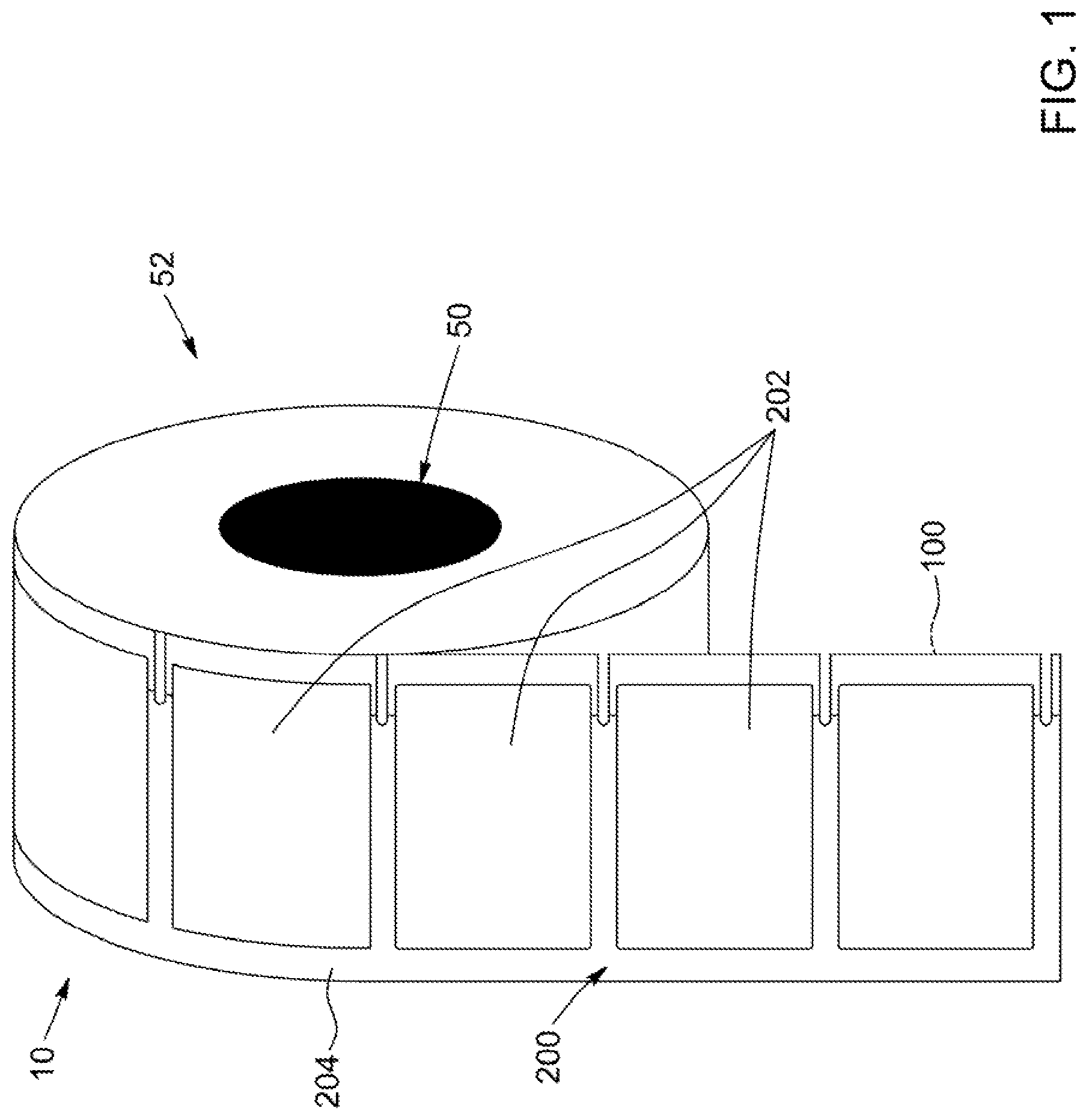 Patent US12620326 — Label assembly and method for affixing a label to a surface using the same — Figure 1