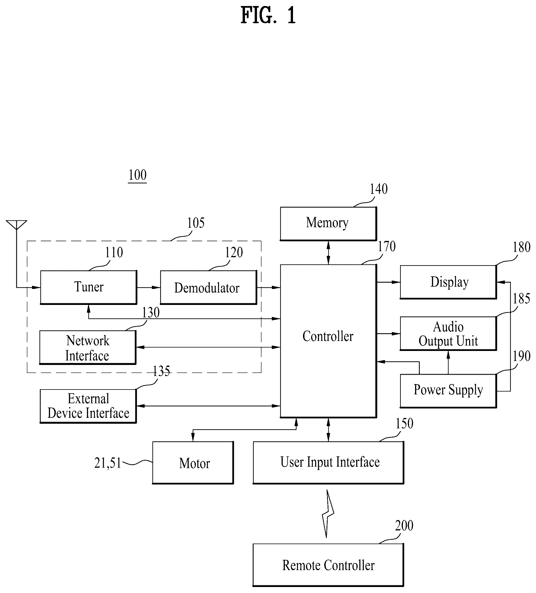 Patent US12620339 Figure 1 – Display device and control method thereof