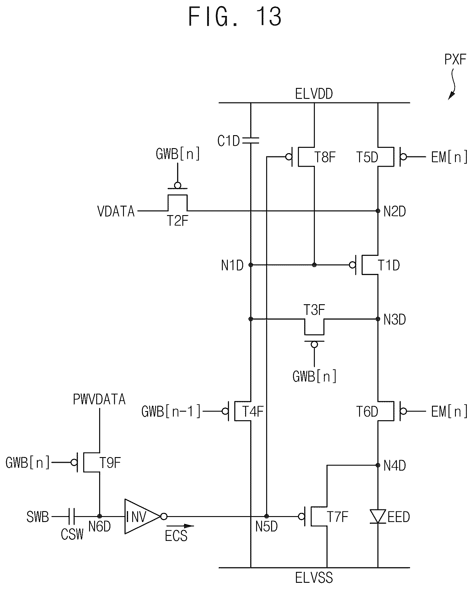 Patent US12620350 Figure 10 – Pixel circuit, display apparatus including the pixel circuit, and electronic apparatus including the pixel circuit