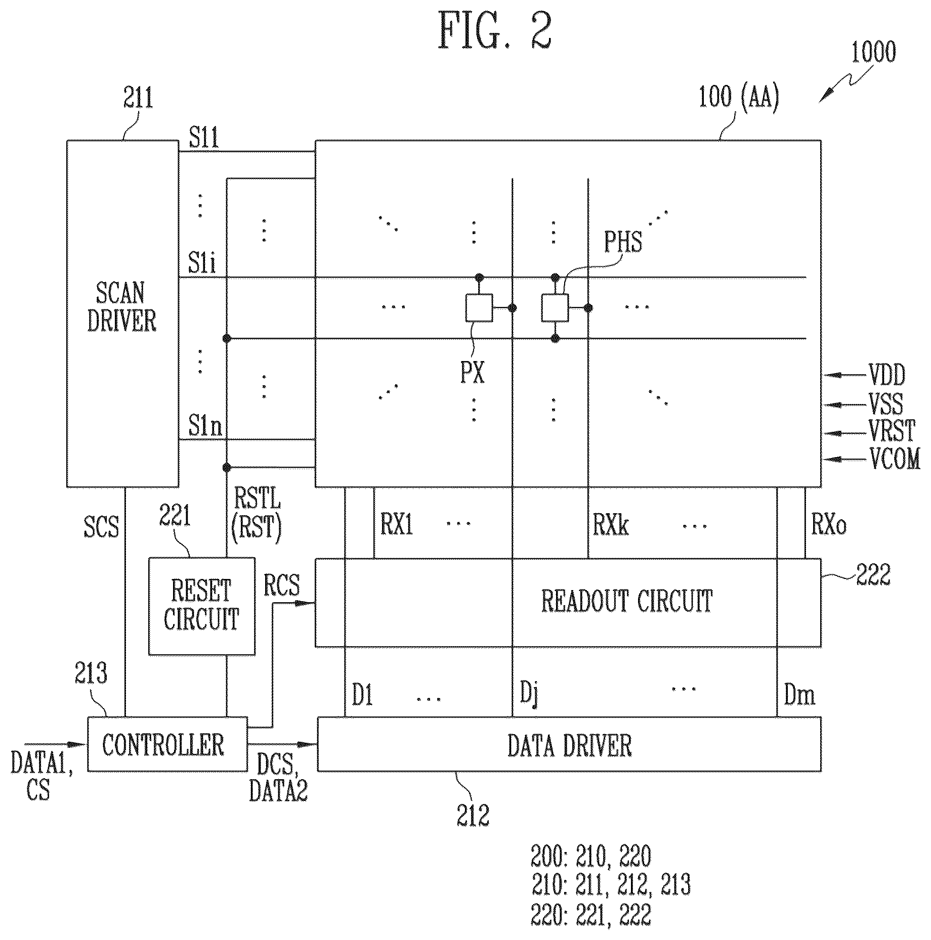 Patent US12620356 Figure 2 – Display device