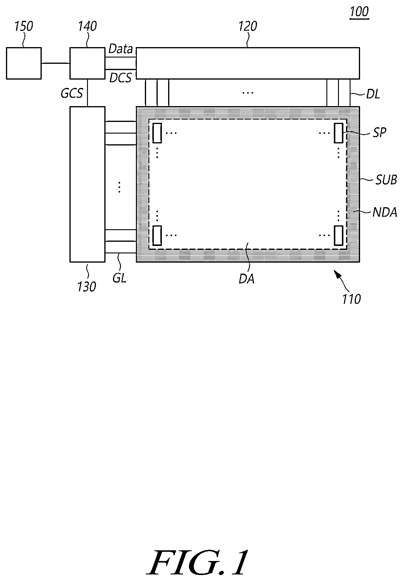 Patent US12620364 — Gate driving panel circuit and display device — Figure 1