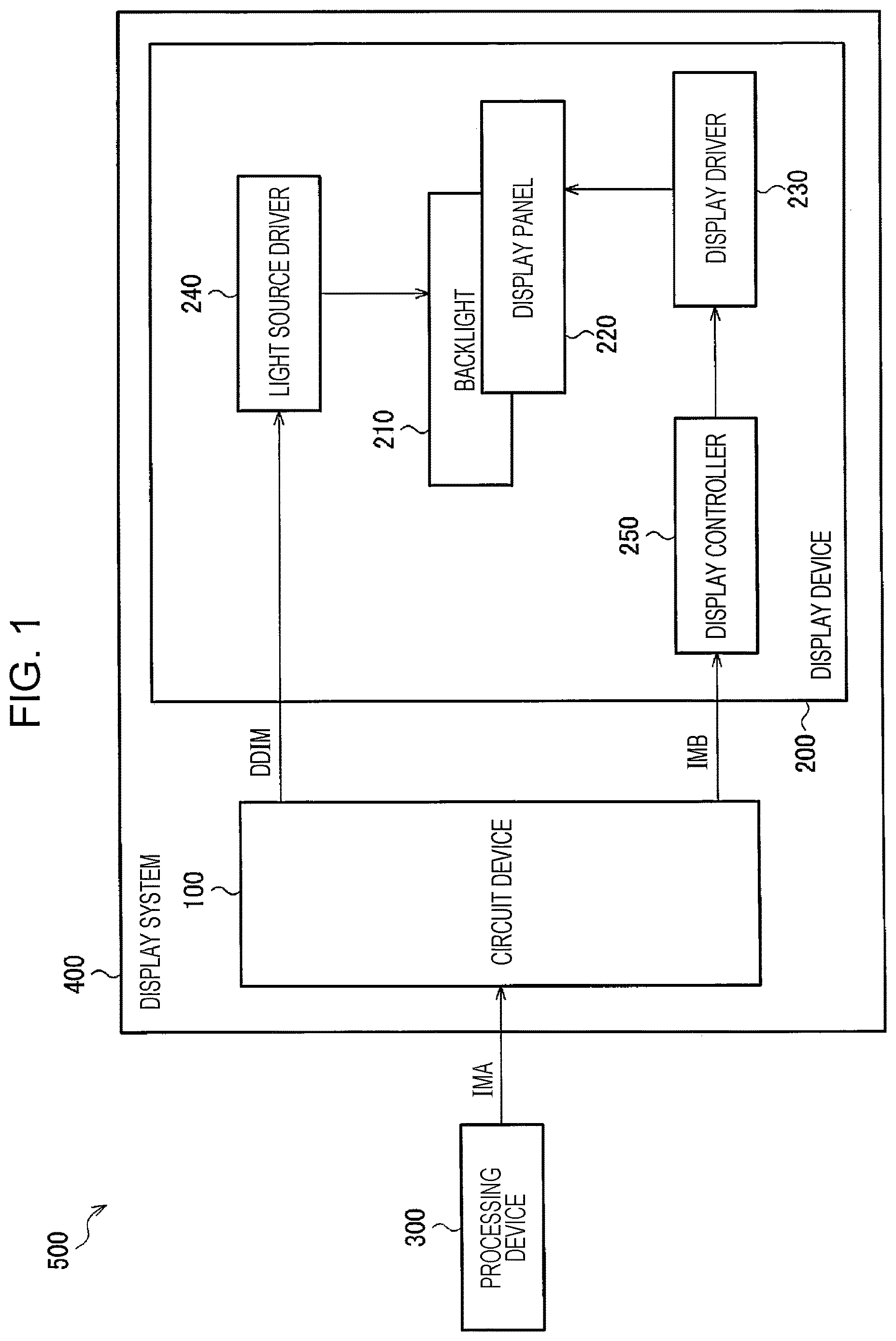 Patent US12620367 — Circuit device and display system — Figure 1