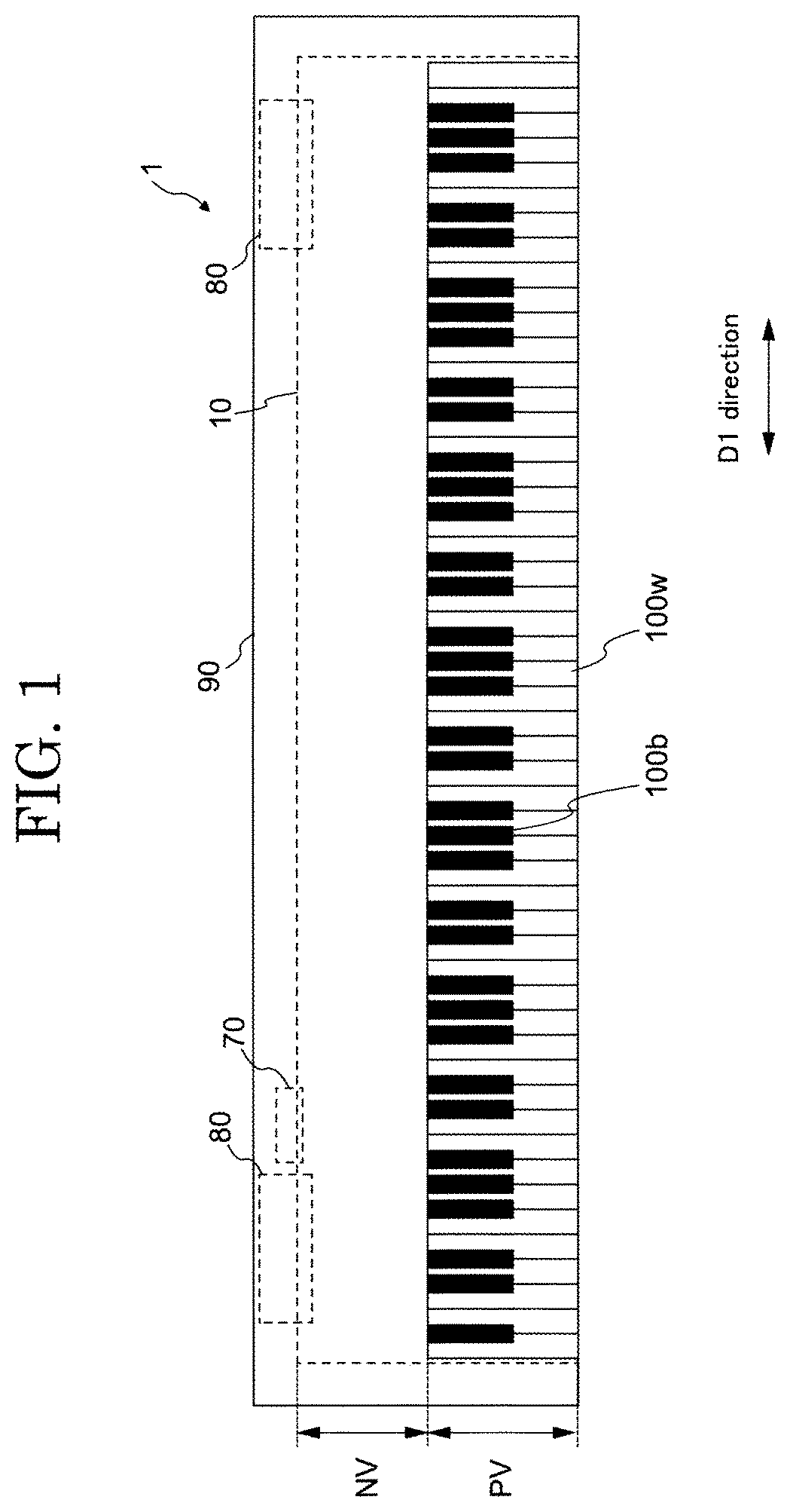 Patent US12620378 — Keyboard unit — Figure 1