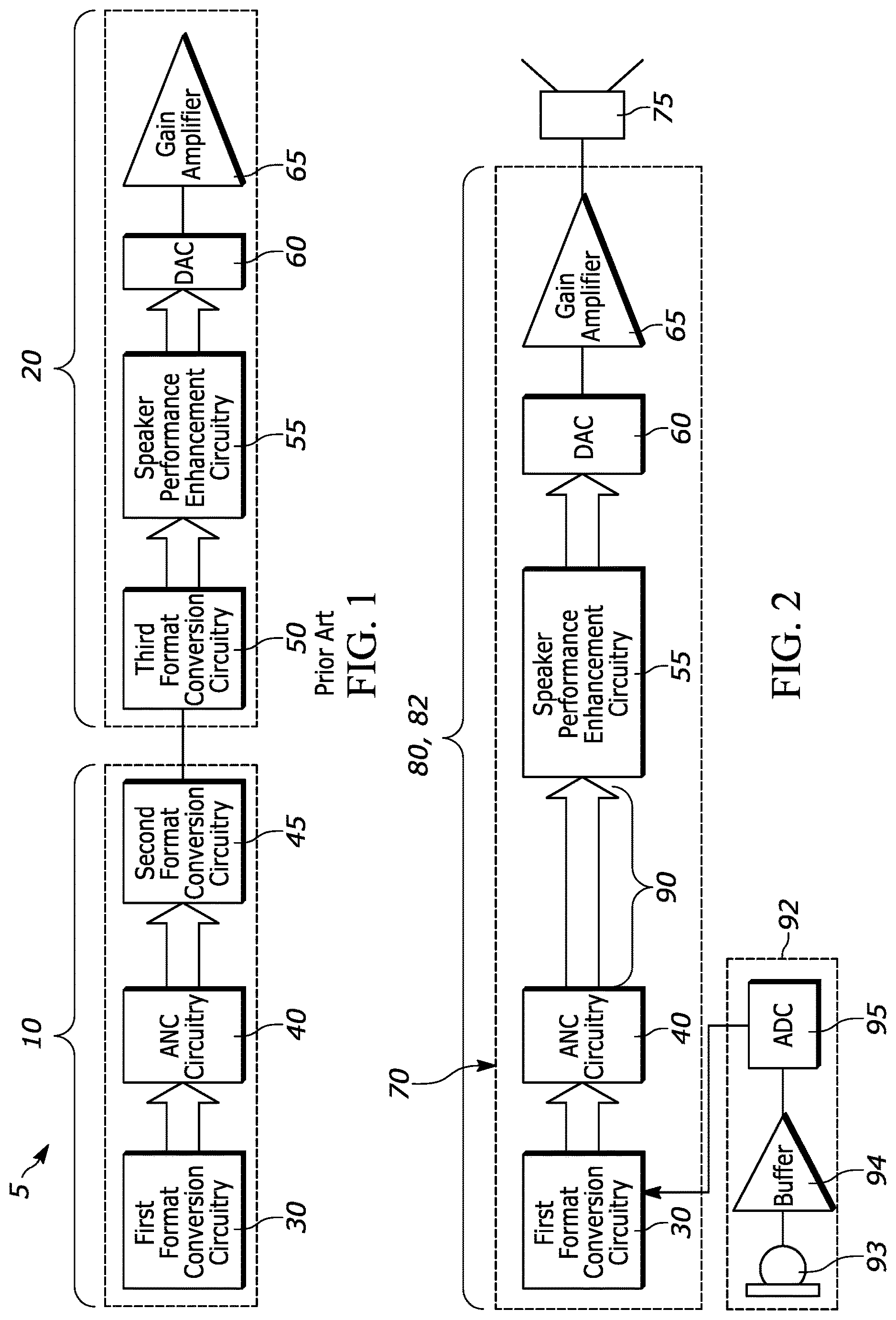 Patent US12620385 Figure 1 – Low latency audio processing system having active noise cancellation for ear-worn hearing device