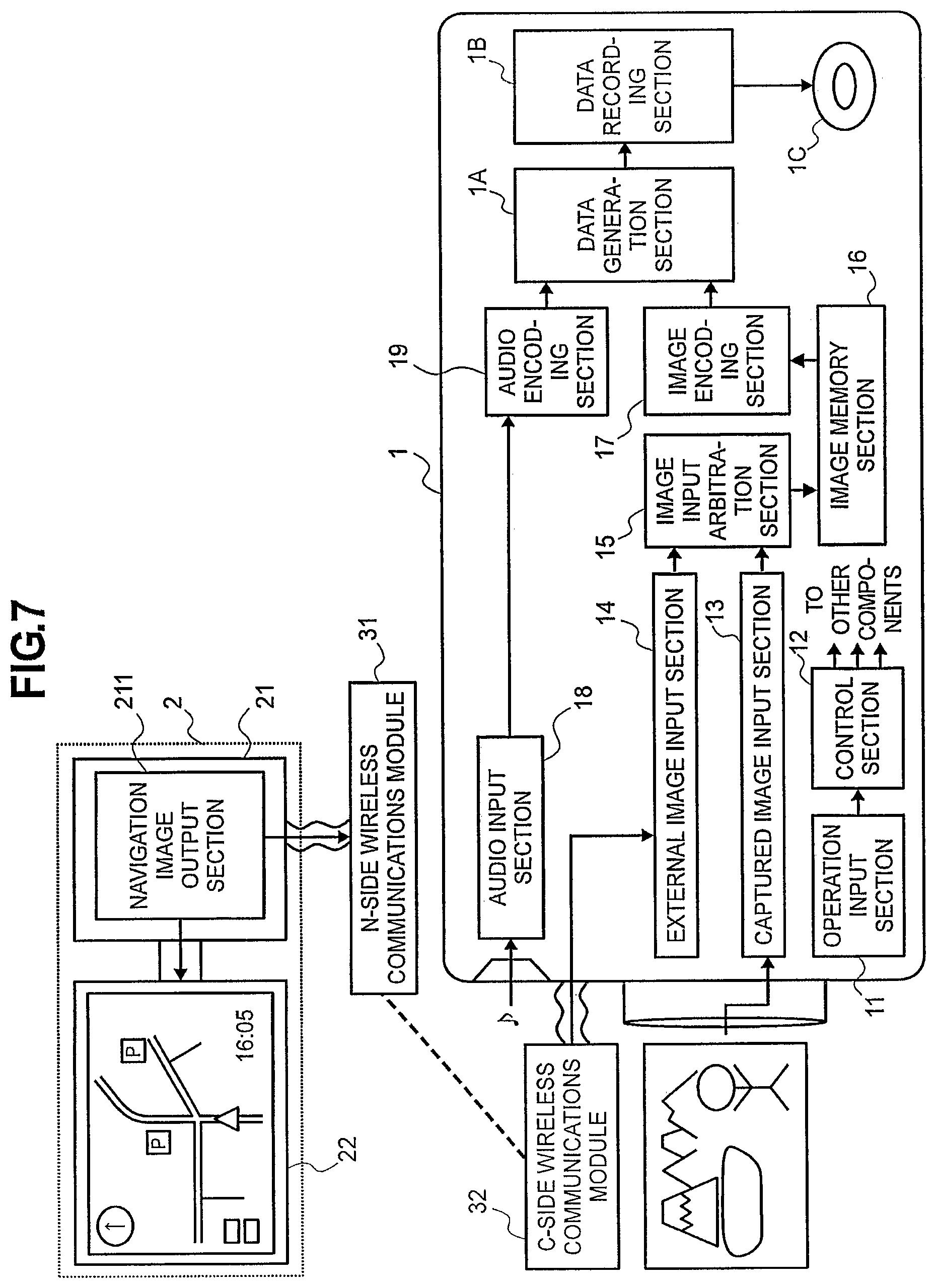 Patent US12620417 Figure 7 – Information recording/reproducing apparatus
