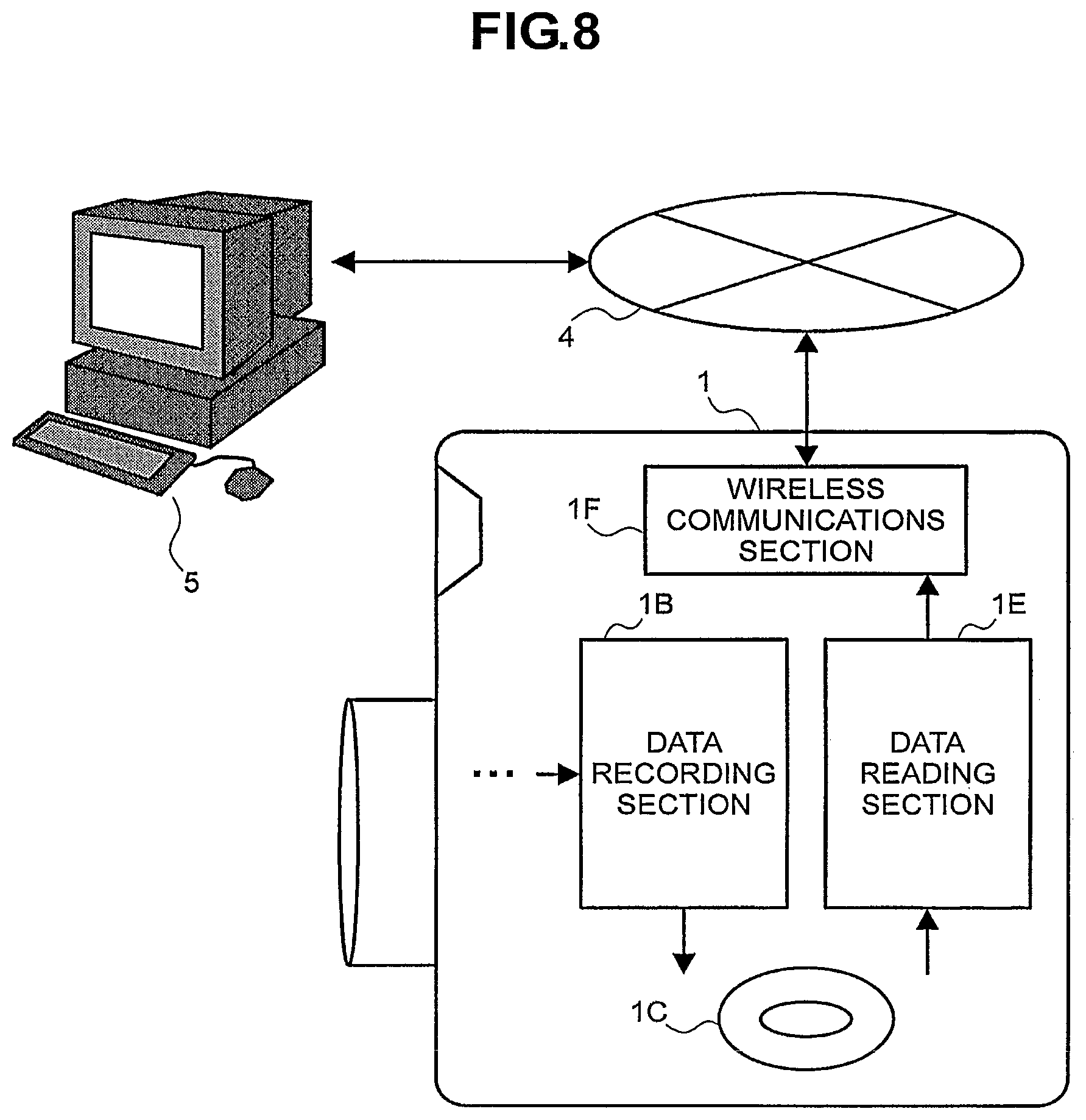 Patent US12620418 Figure 8 – Information recording/reproducing apparatus