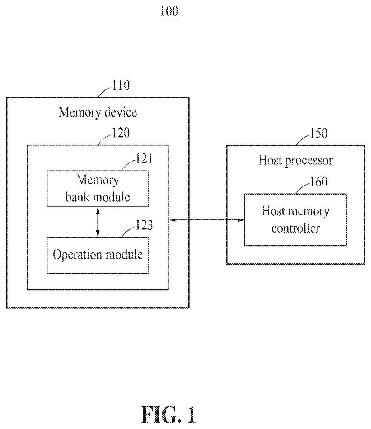 Patent US12620425 — Memory device and method of operating the same — Figure 1