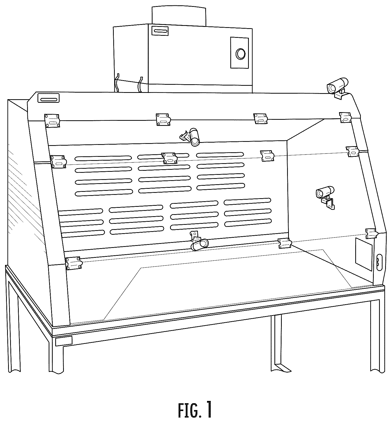 Patent US12620458 — Methods, systems, and computer readable media for automated assessment of aseptic technique of compounding in a compounding hood — Figure 1