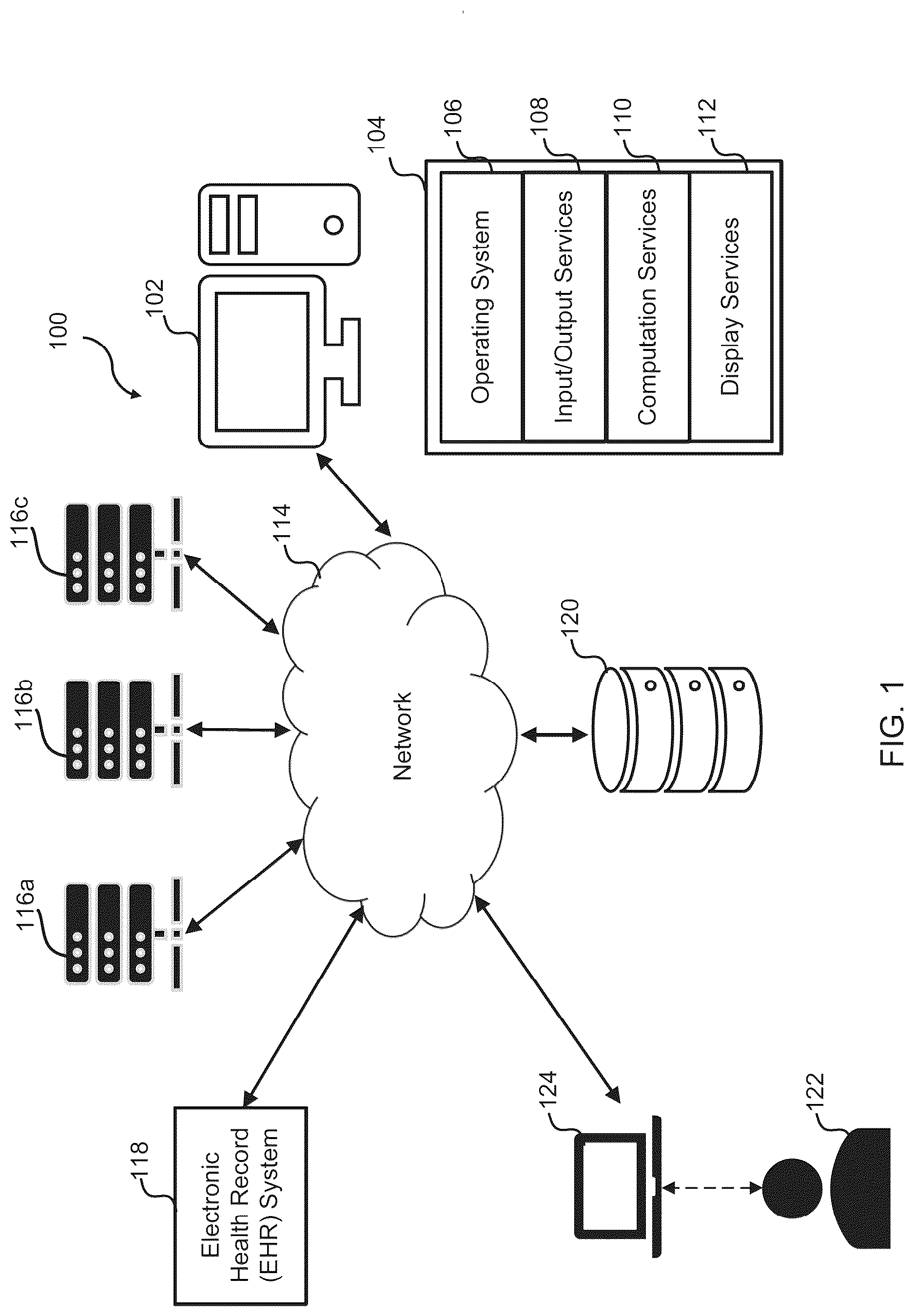 Patent US12620467 Figure 1 – Data extraction and data-structure transformation for improving data accessibility and usage consistency