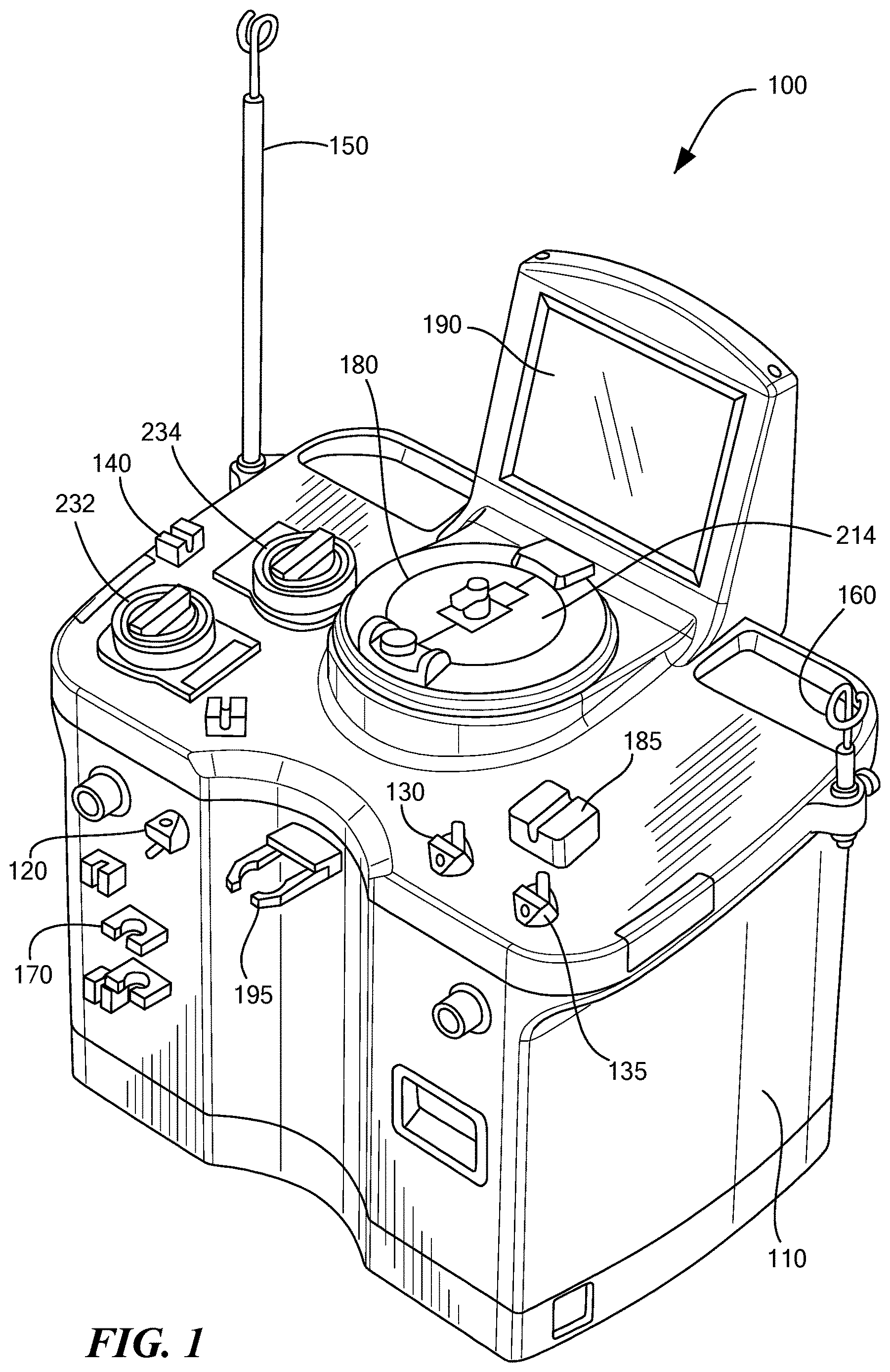 Patent US12620480 — Apheresis devices fleet management system and method — Figure 1