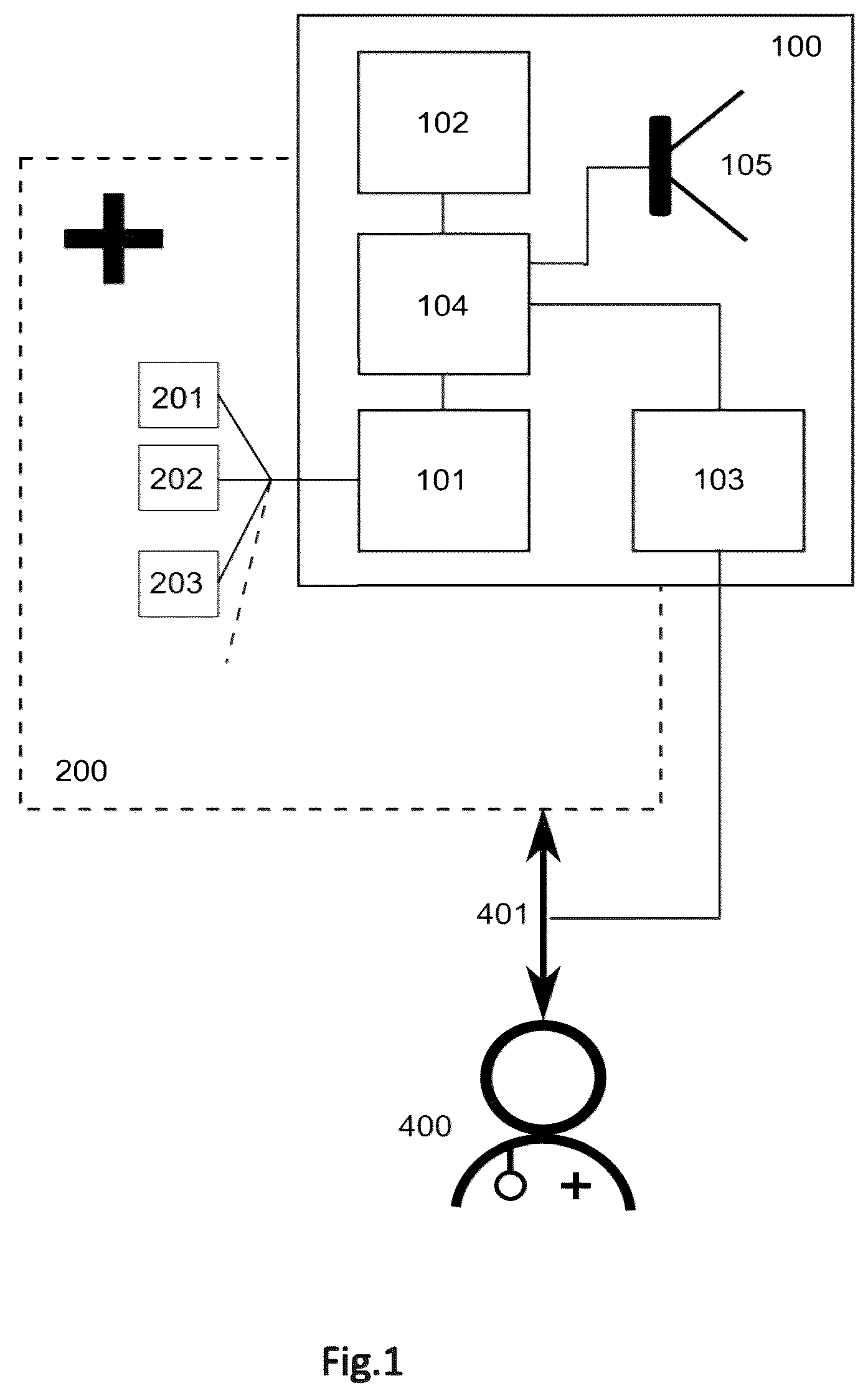 Patent US12620482 — Signaling device for medical devices and procedures — Figure 1