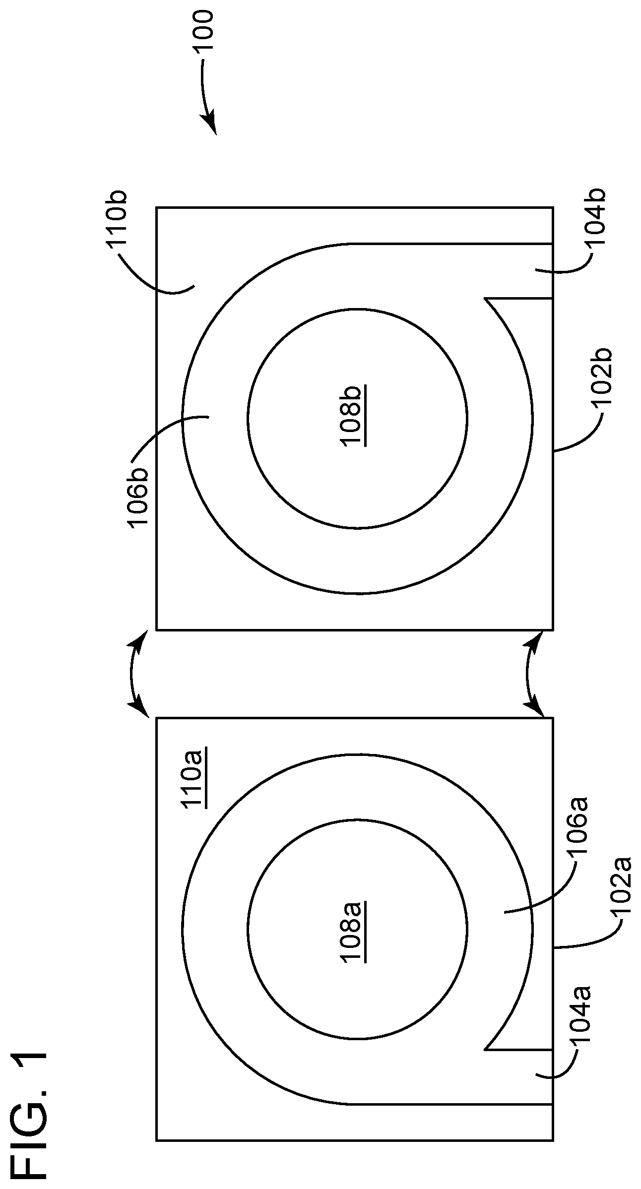 Patent US12620523 Figure 1 – Inductor apparatus optimized for low power loss in class-D audio amplifier applications and method for making the same