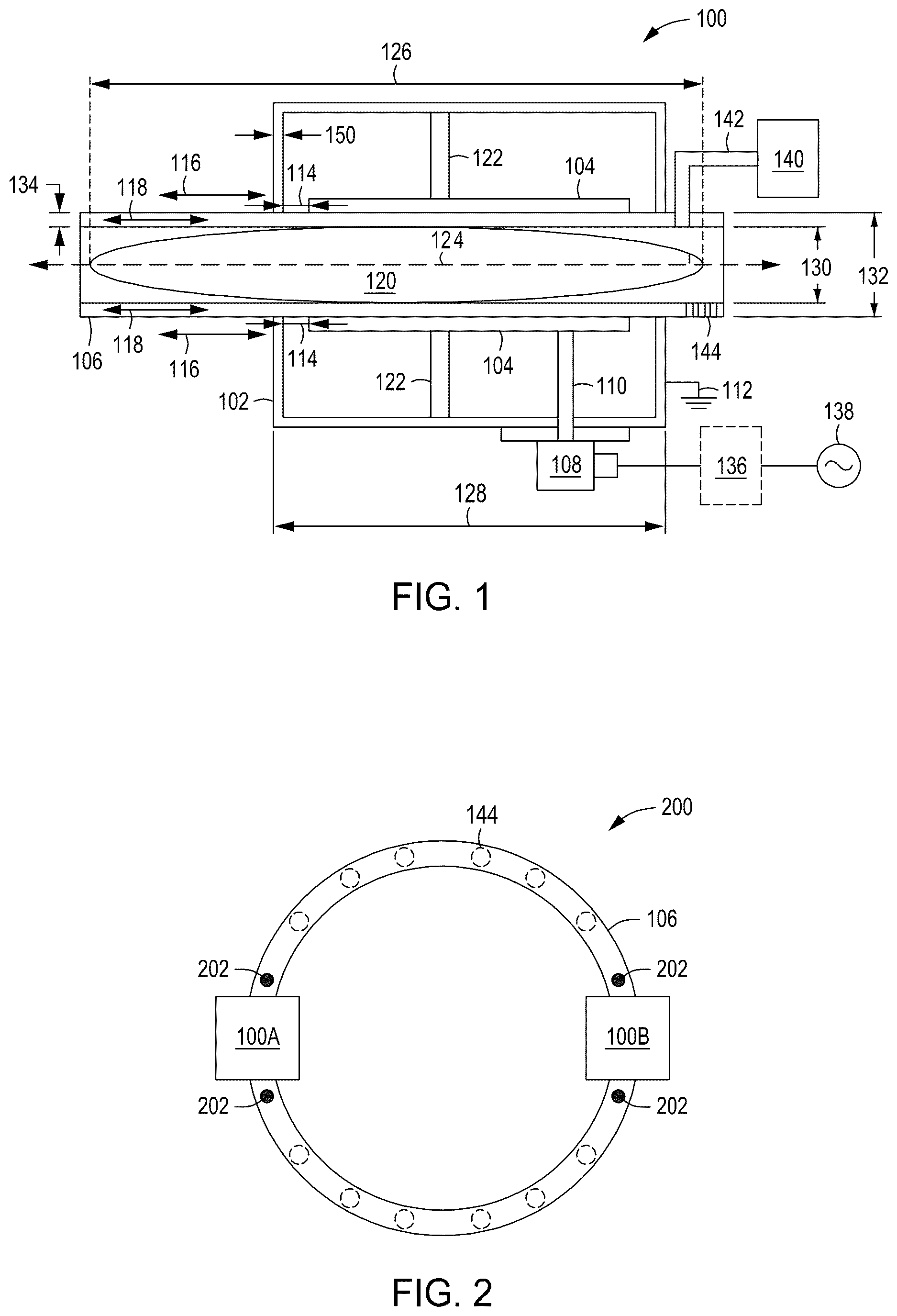 Patent US12620553 — Remote surface wave propagation for semiconductor chambers — Figure 1
