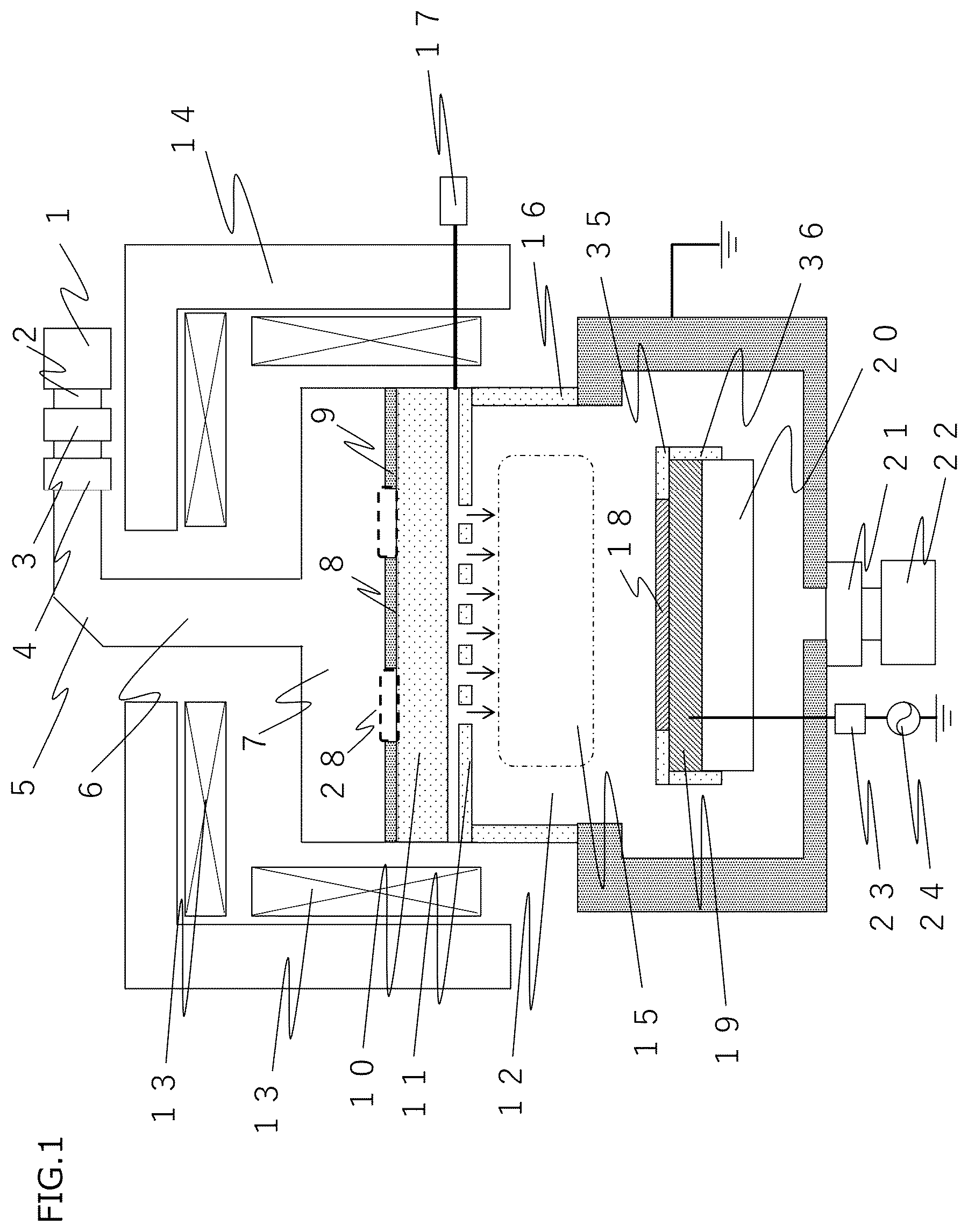 Patent US12620556 — Plasma processing apparatus — Figure 1