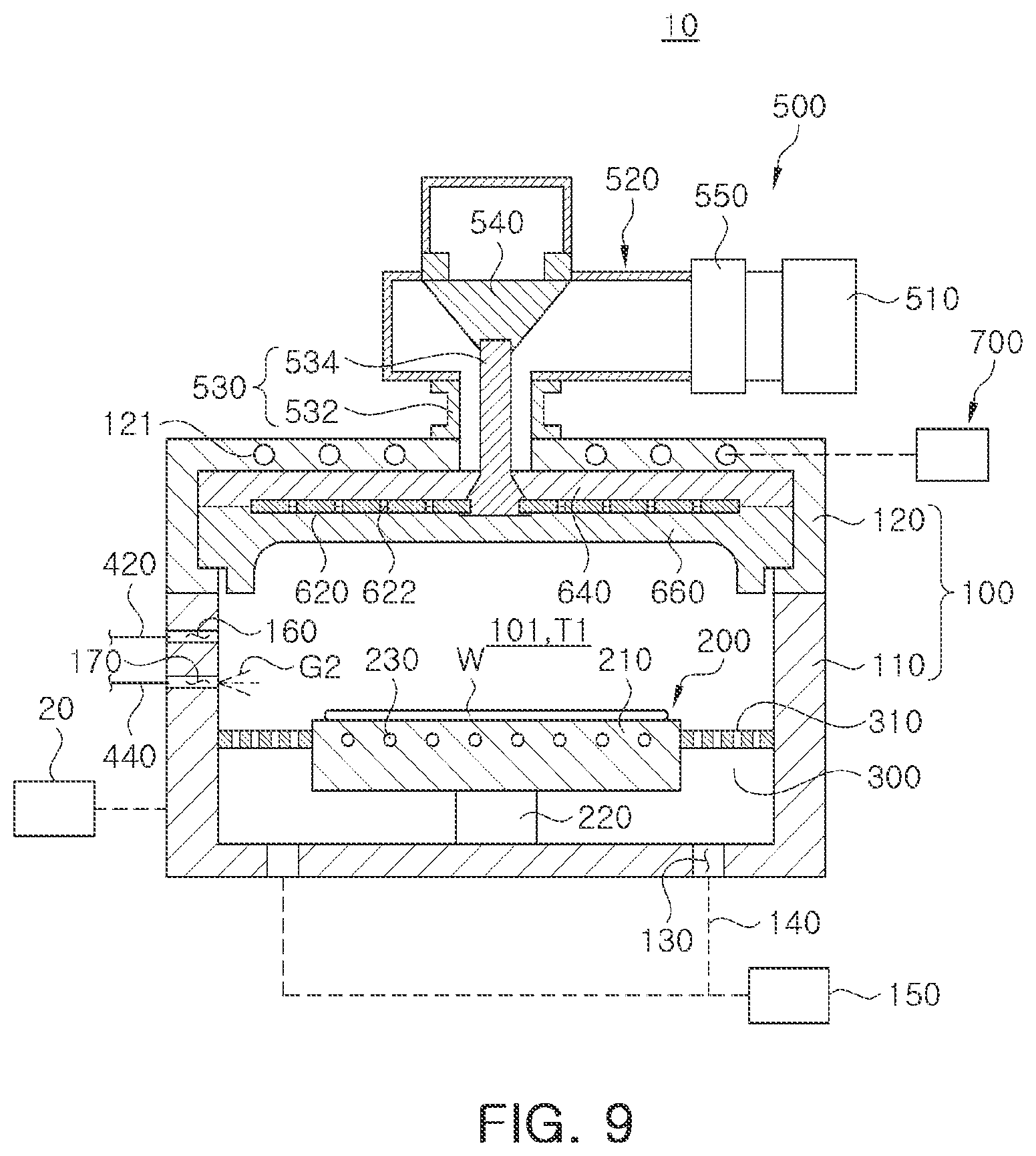 Patent US12620558 Figure 10 – Apparatus for processing substrate and method of processing substrate