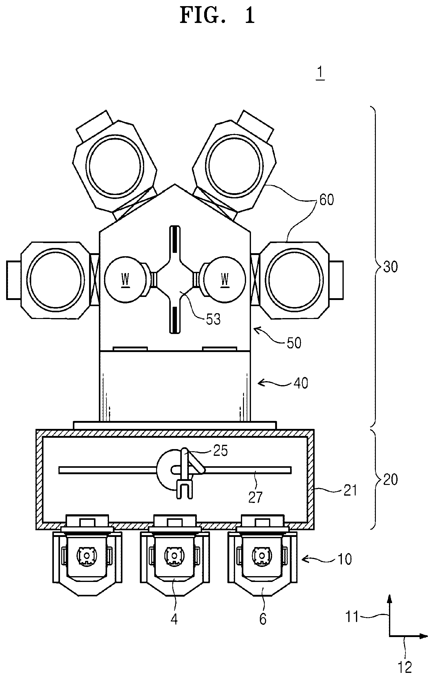 Patent US12620560 — Apparatus for treating substrate and method for aligning dielectric plate using the same — Figure 1