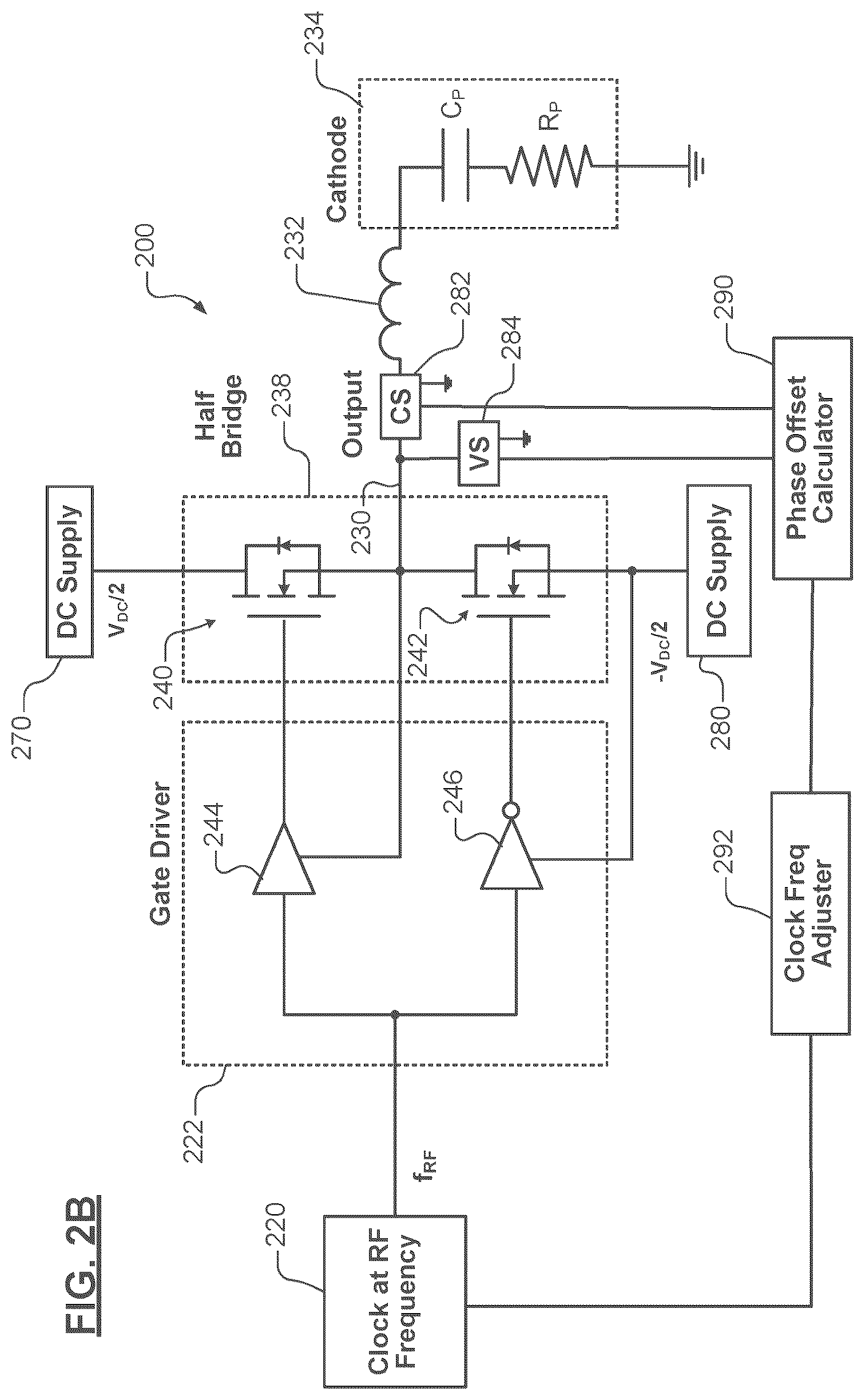 Patent US12620566 Figure 3 – RF reference measuring circuit for a direct drive system supplying power to generate plasma in a substrate processing system