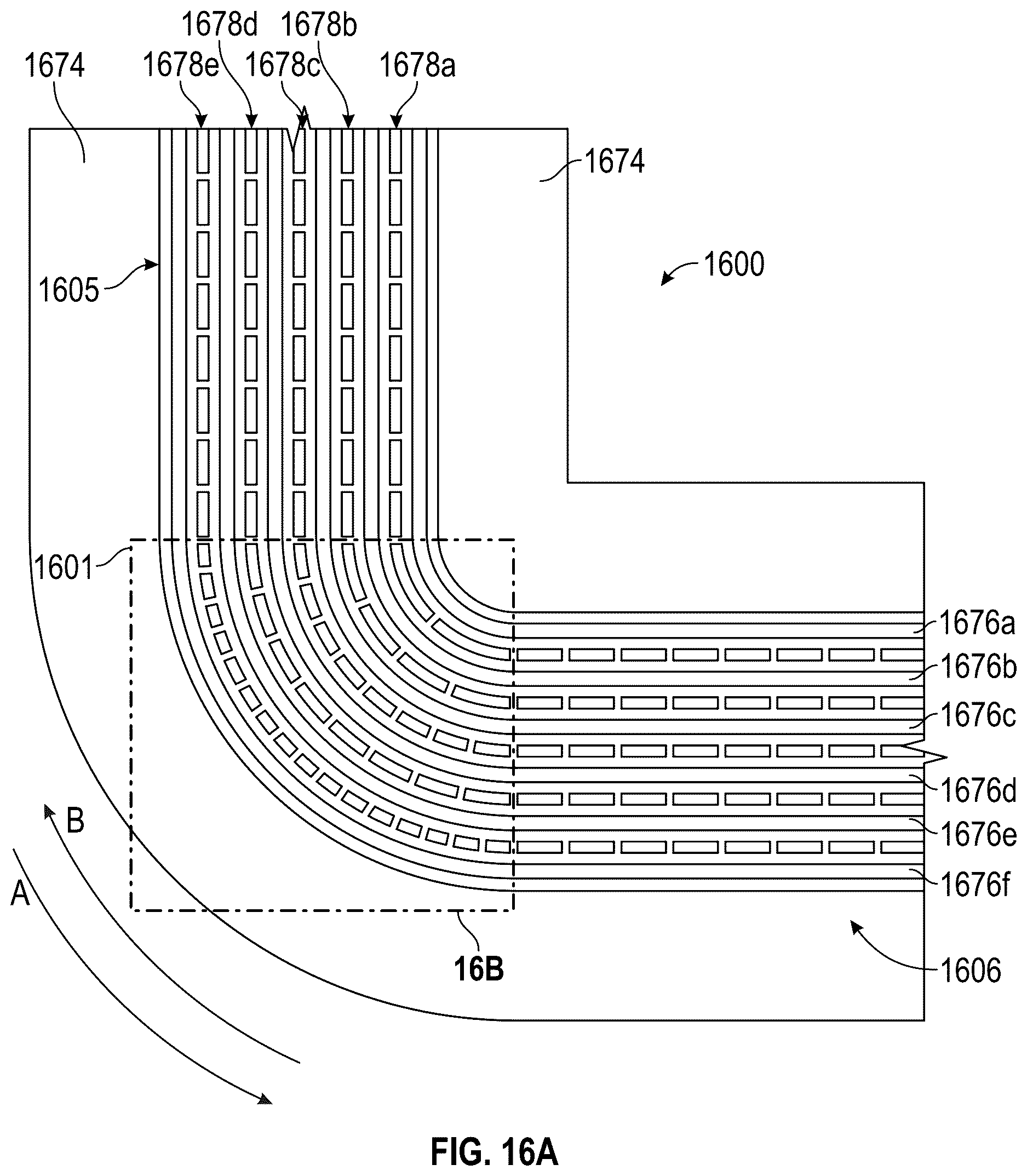 Patent US12620567 Figure 16 – Apparatus for ion manipulation having curved turn regions