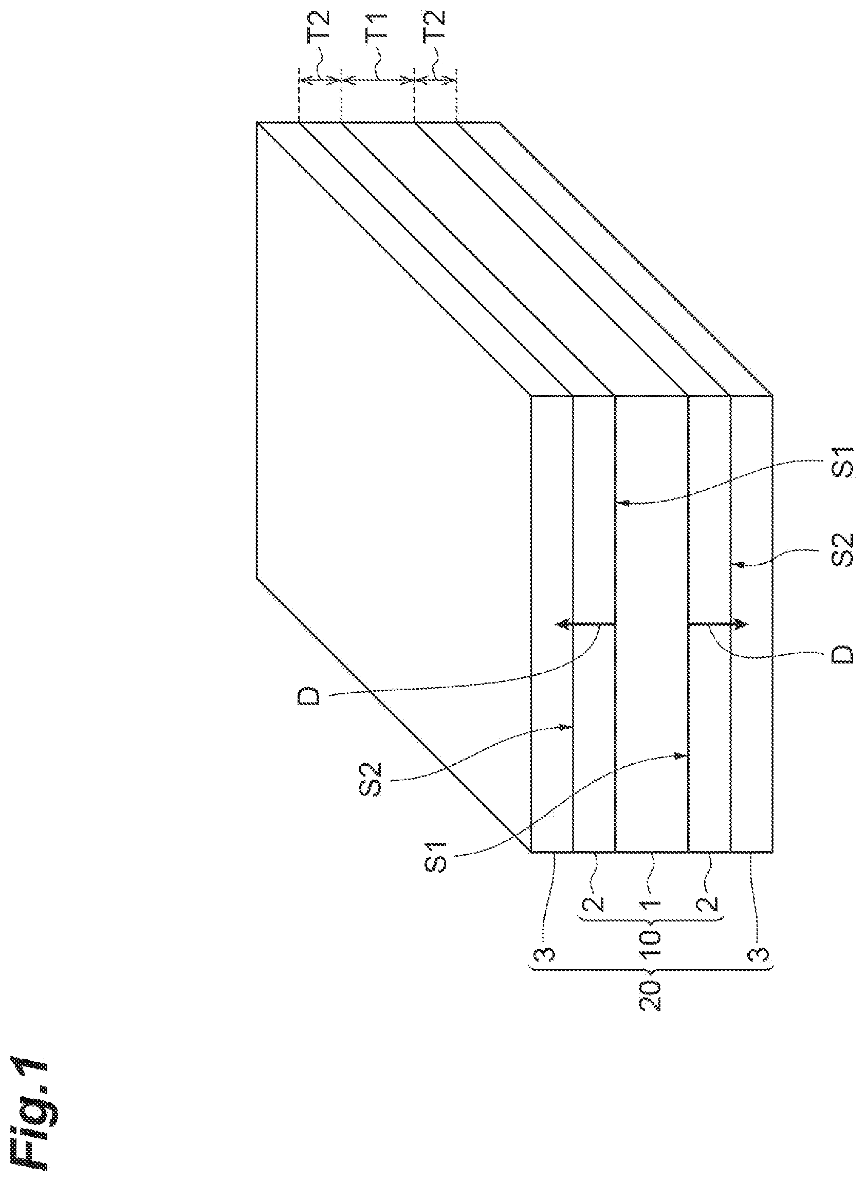 Patent US12620599 — Layered body, negative electrode current collector for lithium ion secondary battery, and negative electrode for lithium ion secondary battery — Figure 1