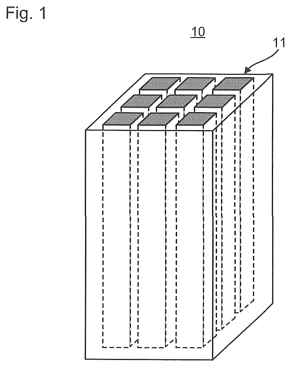 Patent US12620600 — Honeycomb type lithium ion battery — Figure 1