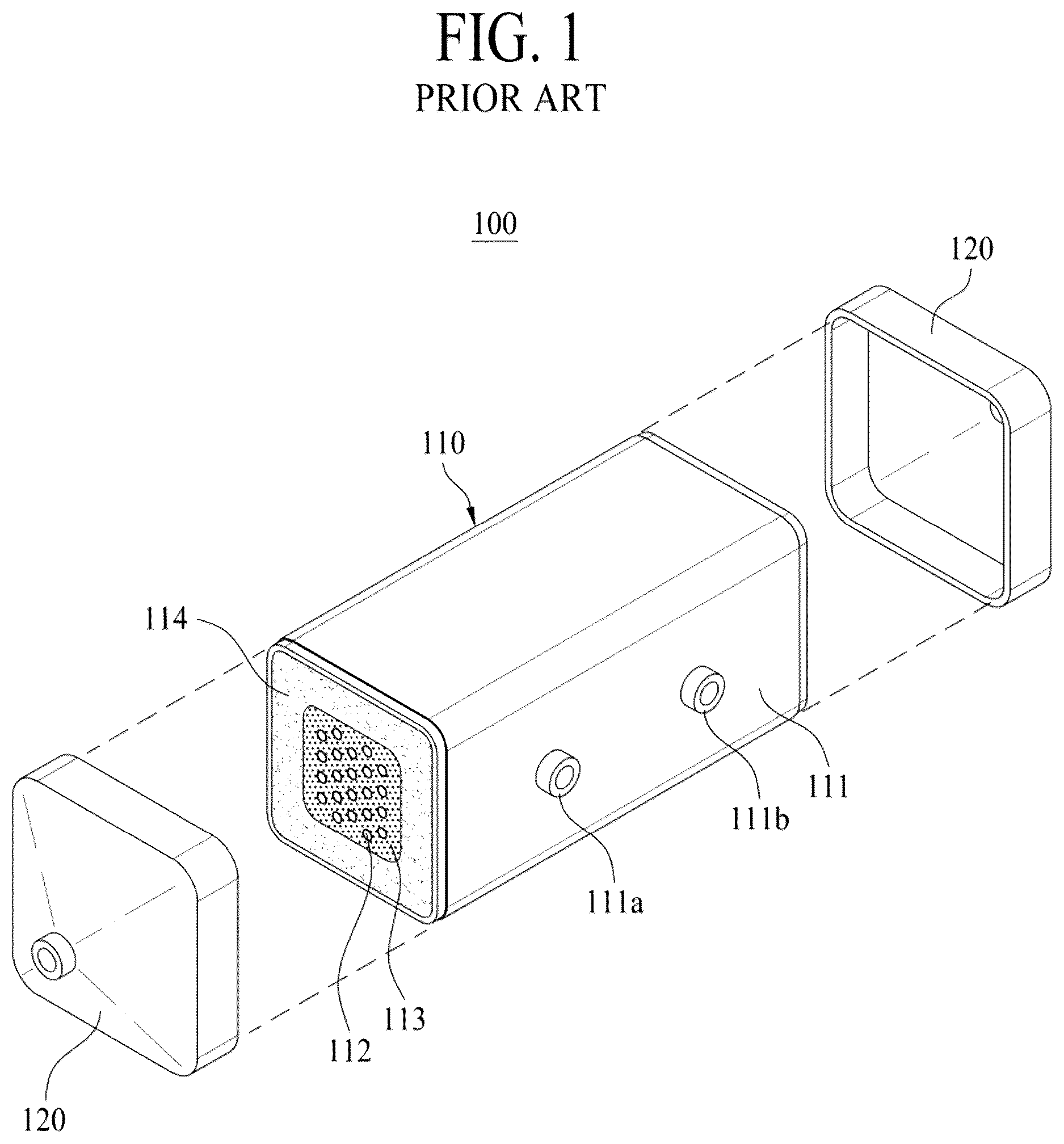 Patent US12620608 — Fuel cell humidifier — Figure 1