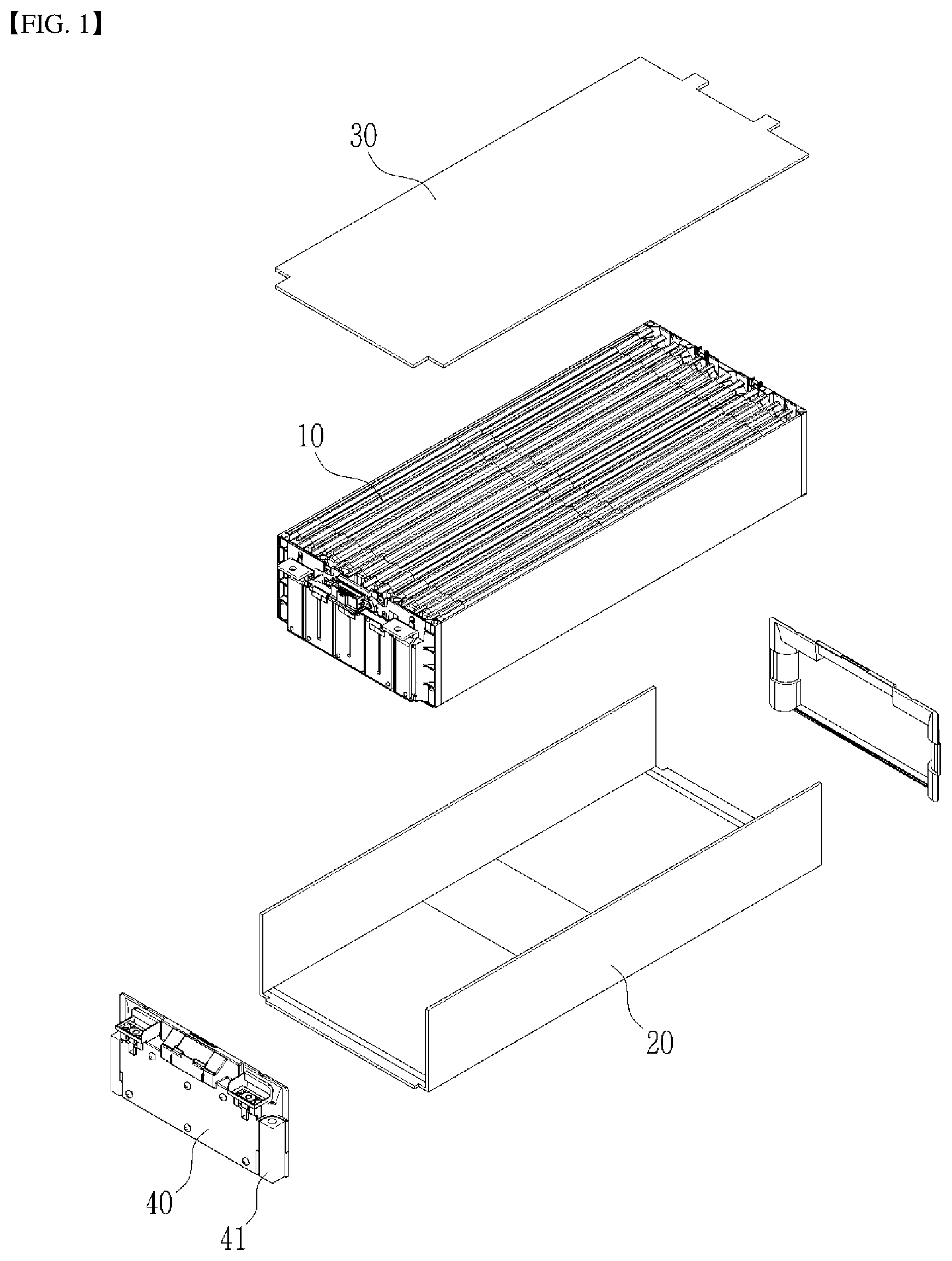 Patent US12620669 — Battery module and battery pack including the same — Figure 1