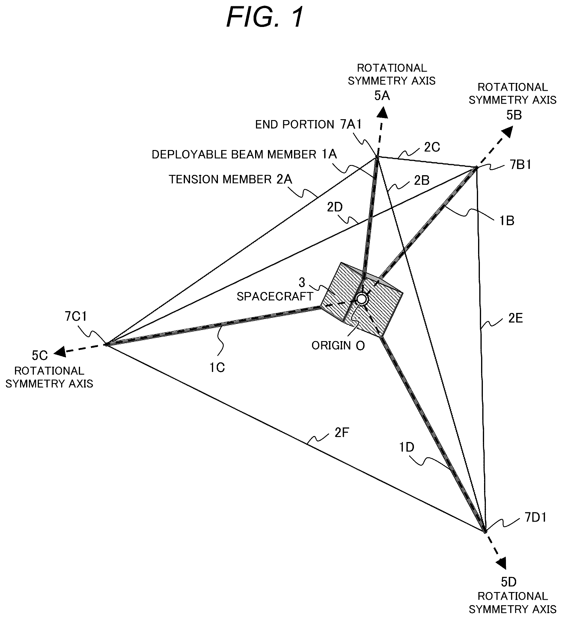 Patent US12620693 — Stereostructure spacecraft — Figure 1