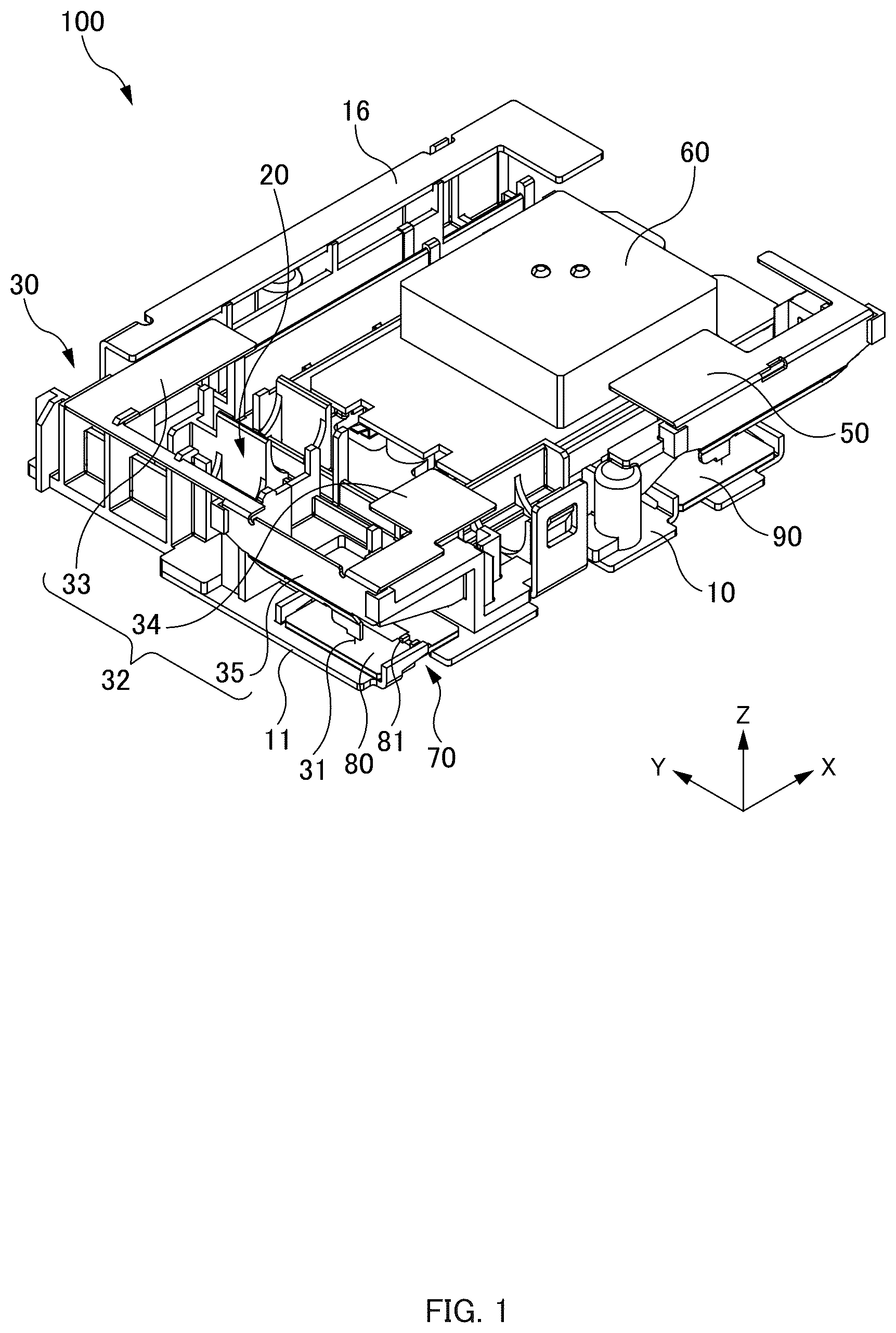 Patent US12620708 — Antenna device — Figure 1