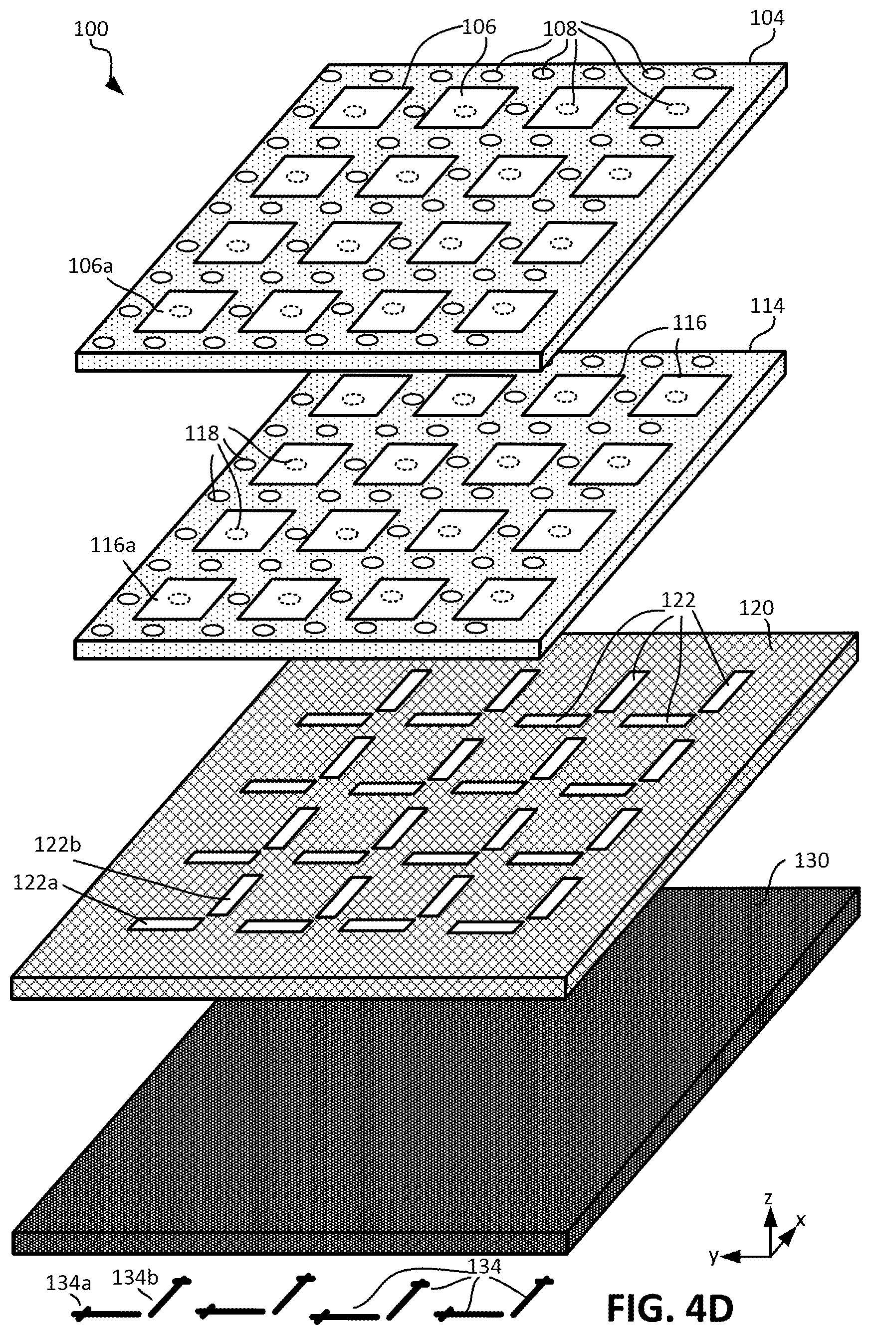Patent US12620717 Figure 9 – Tuning dielectric material in a patch antenna array
