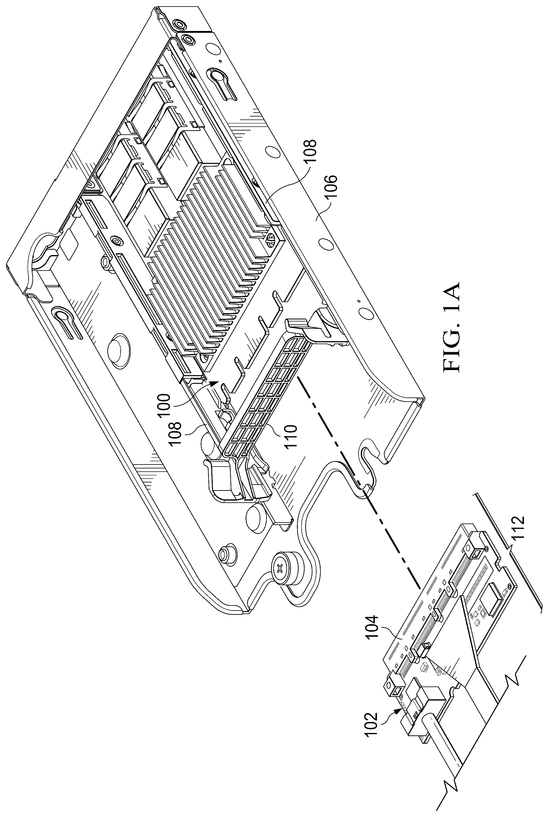 Patent US12620731 — Cable carrier adapter for connectivity to circuit board and connector — Figure 1