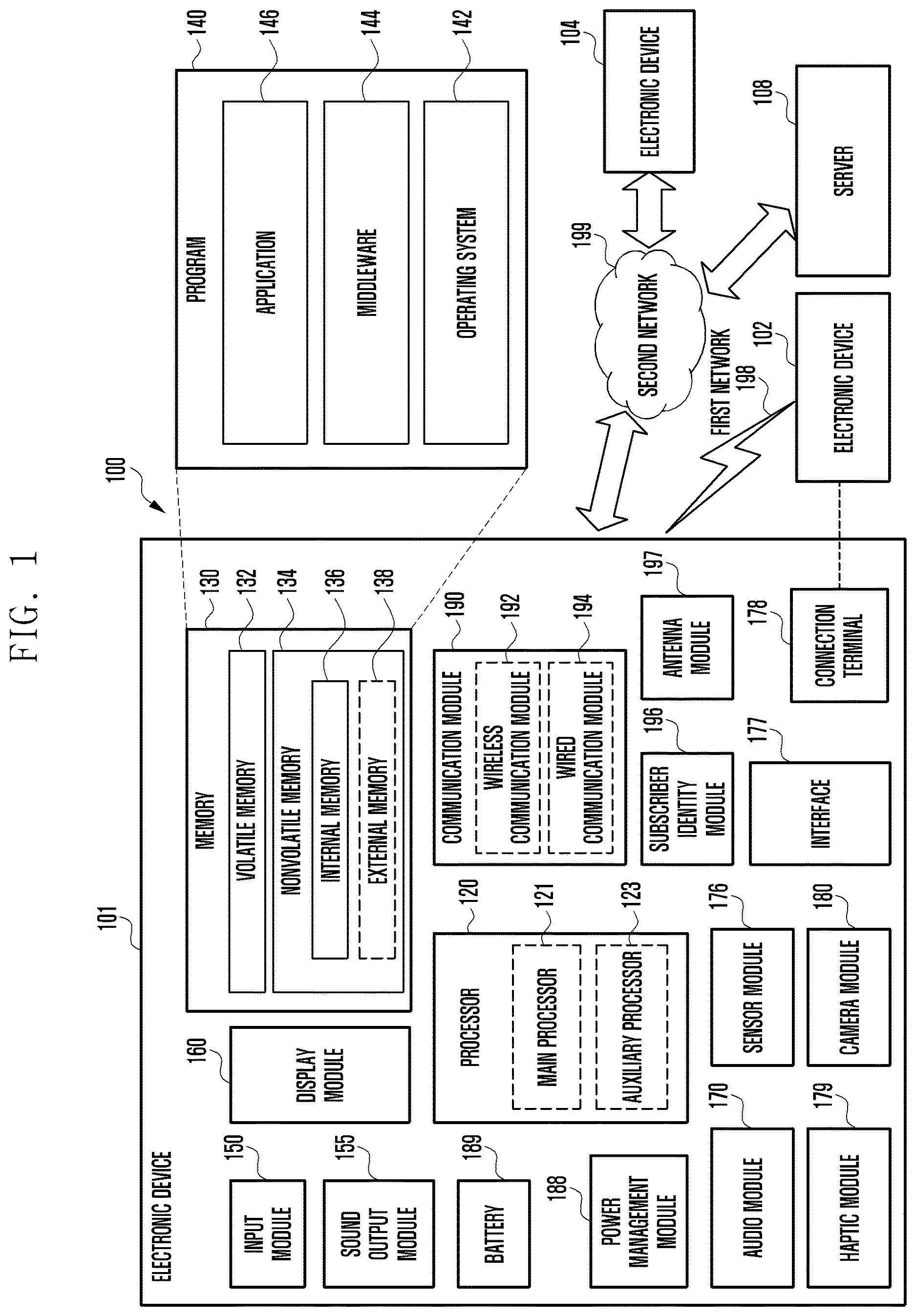 Patent US12620736 — Connector and electronic device including the same — Figure 1