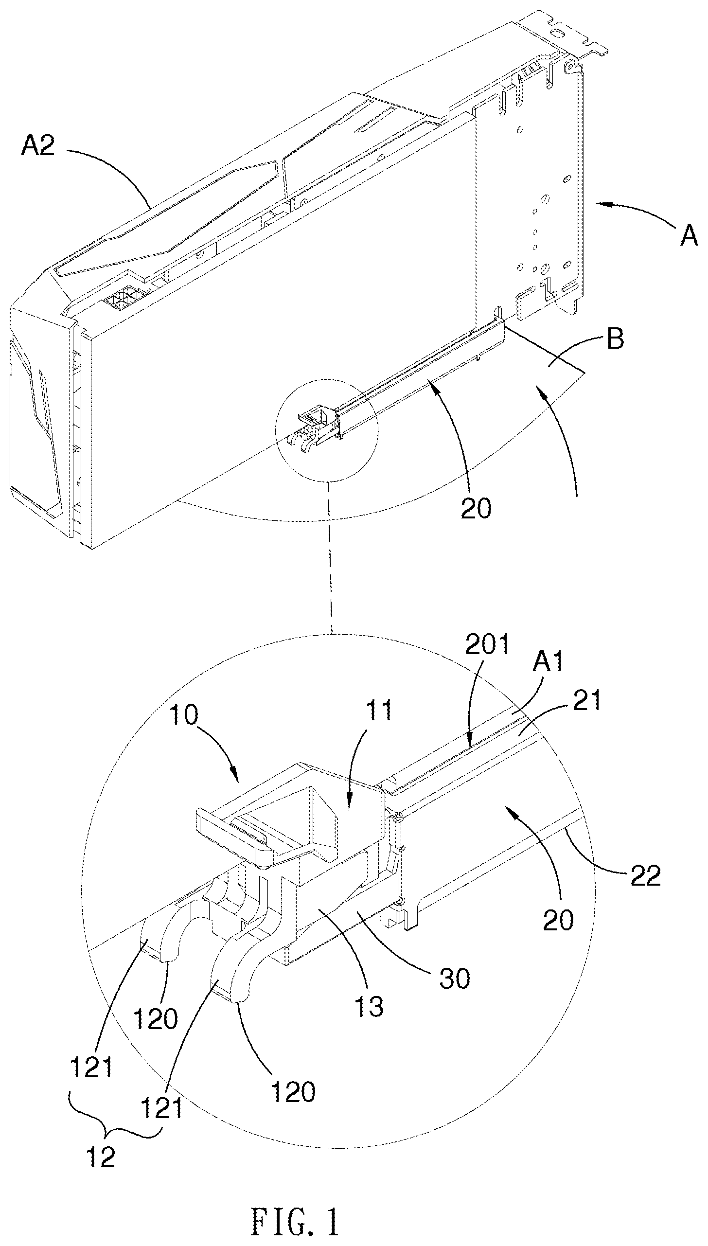 Patent US12620737 — Motherboard and connector — Figure 1