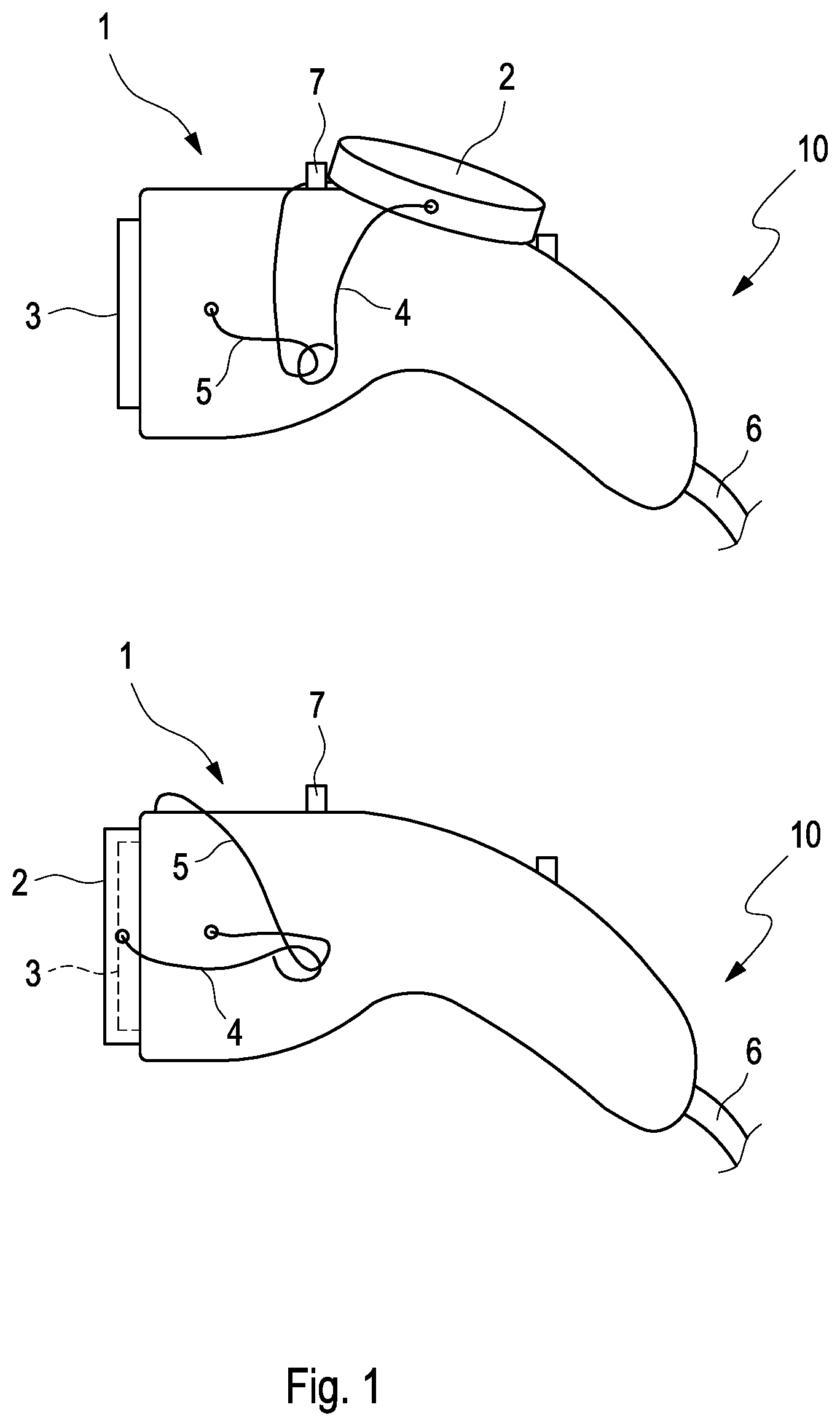 Patent US12620745 Figure 1 – Charging cable for electric vehicles