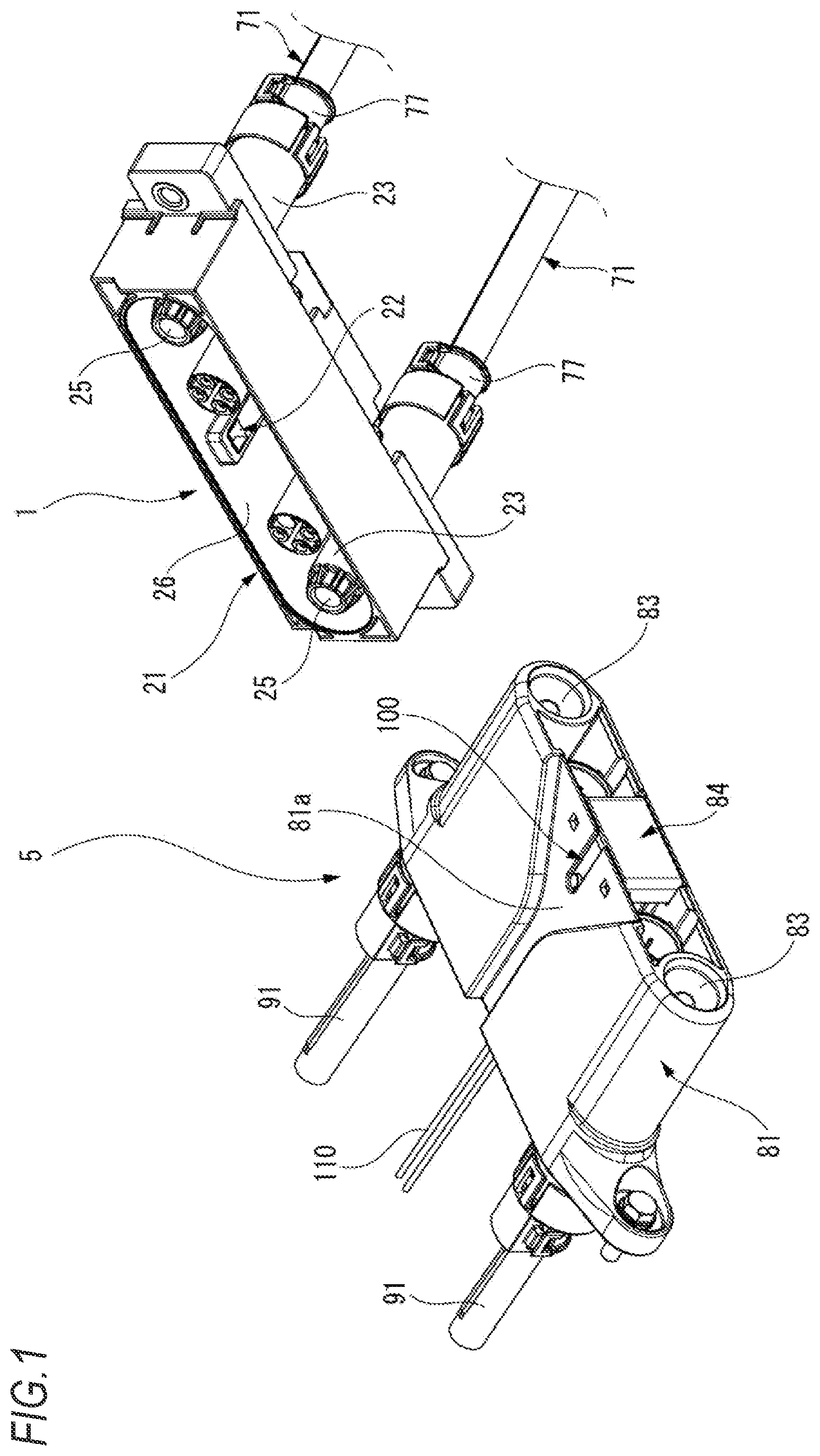 Patent US12620750 — Connector lock device — Figure 1