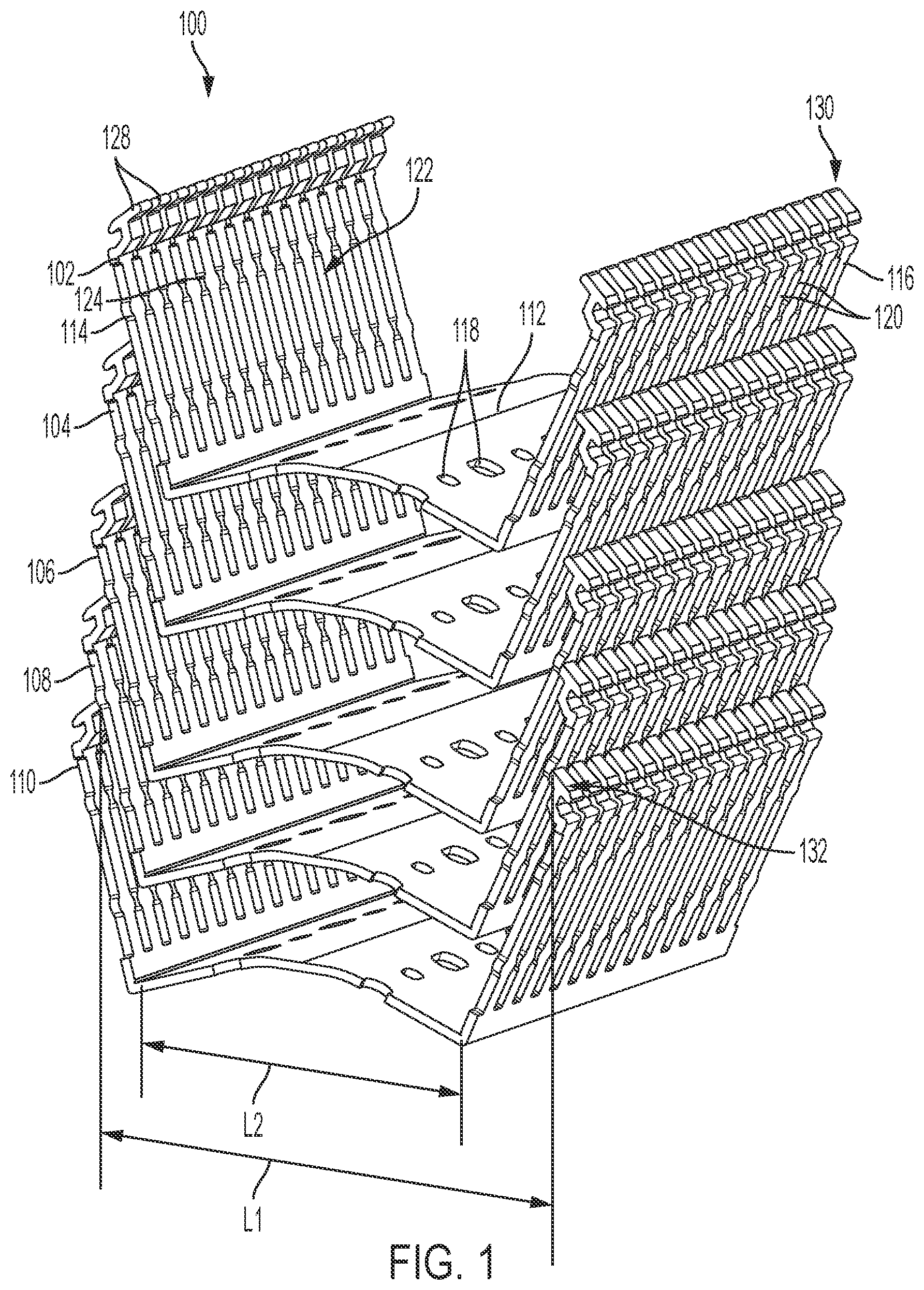 Patent US12620789 — Nestable wiring duct — Figure 1