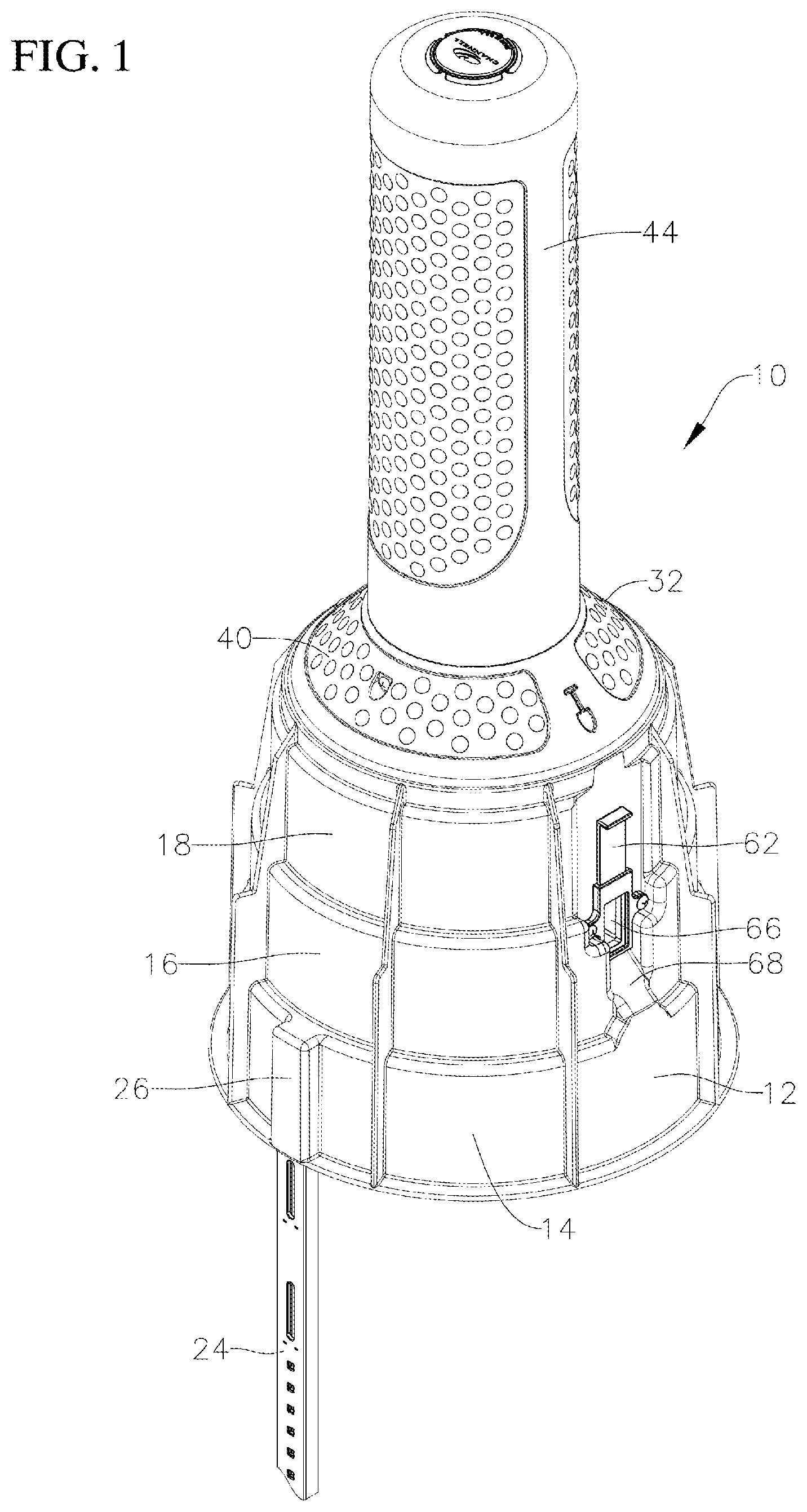 Patent US12620794 — Enclosure system for underground utility connections — Figure 1