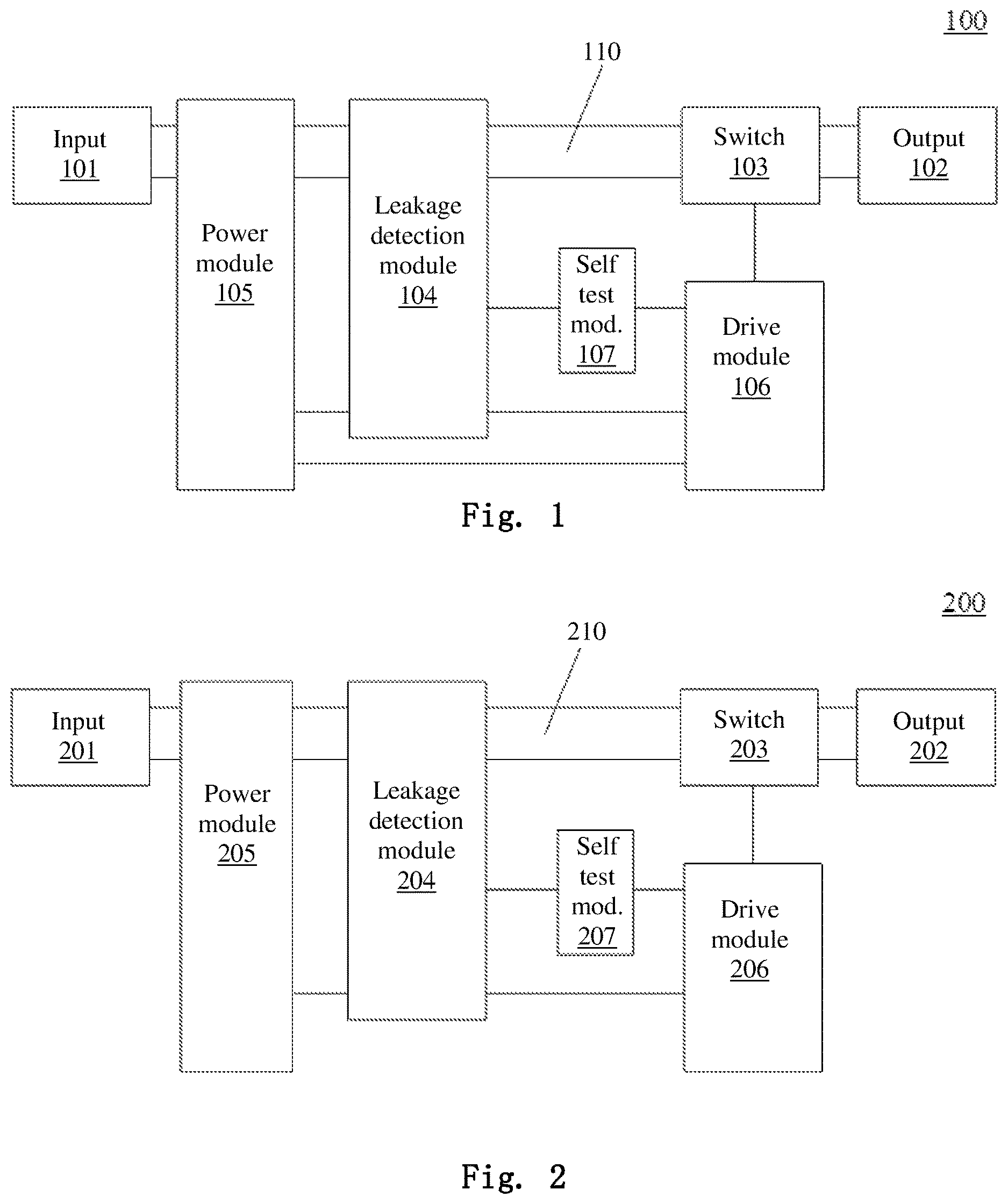 Patent US12620801 Figure 1 – Leakage current detection and interruption device and related electrical connectors and electrical appliances