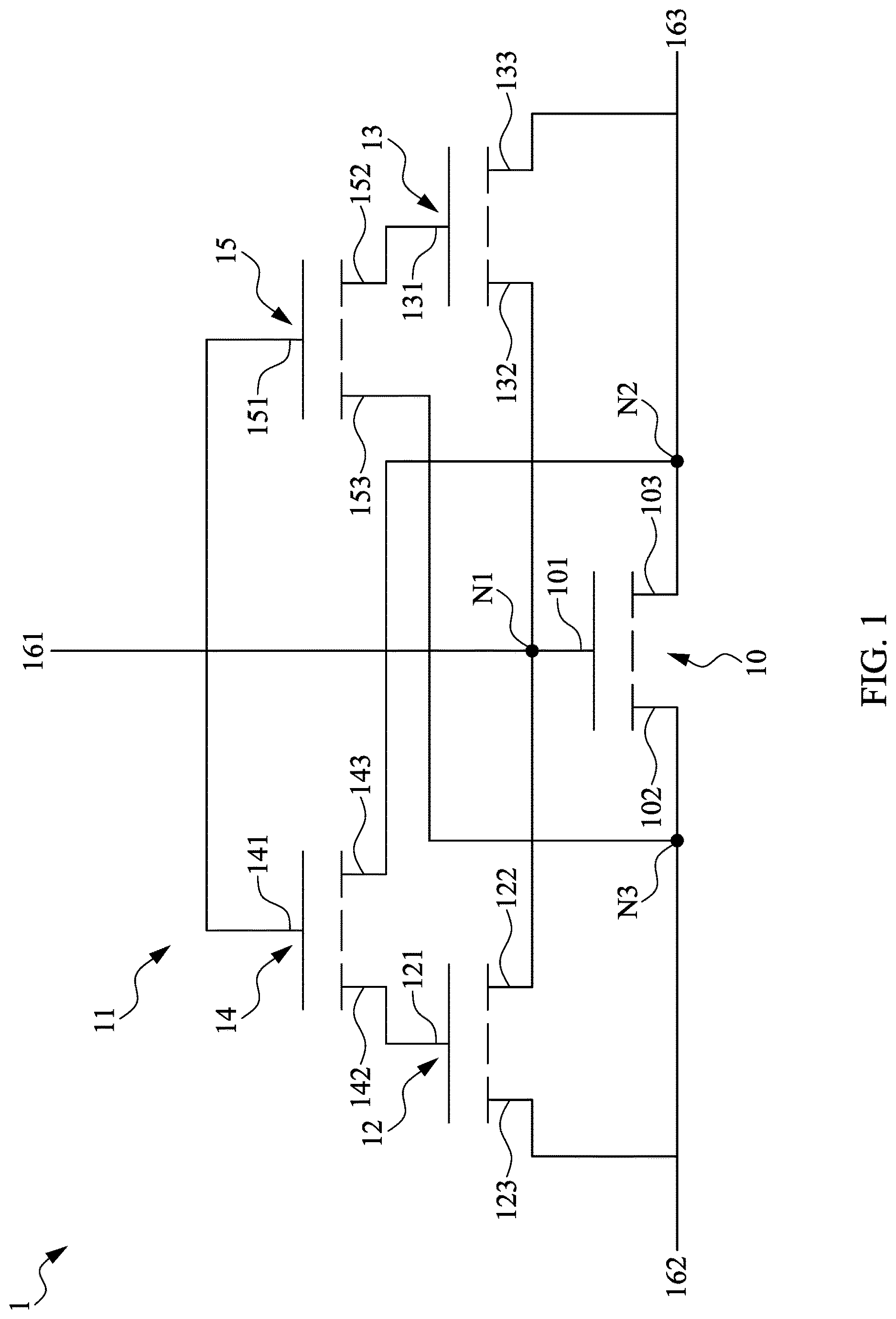 Patent US12620802 — Semiconductor device structure and method of manufacturing the same — Figure 1