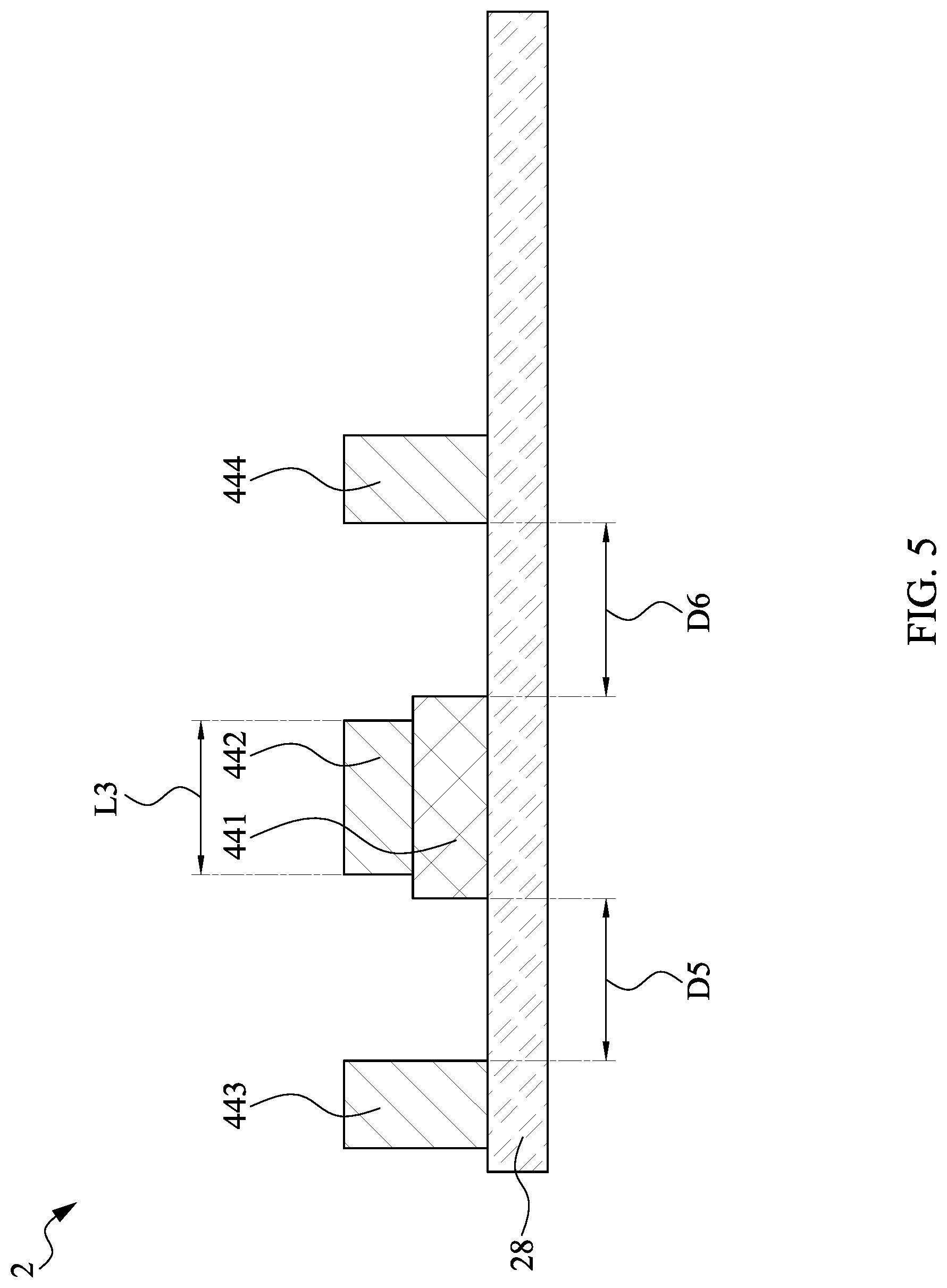 Patent US12620802 Figure 5 – Semiconductor device structure and method of manufacturing the same